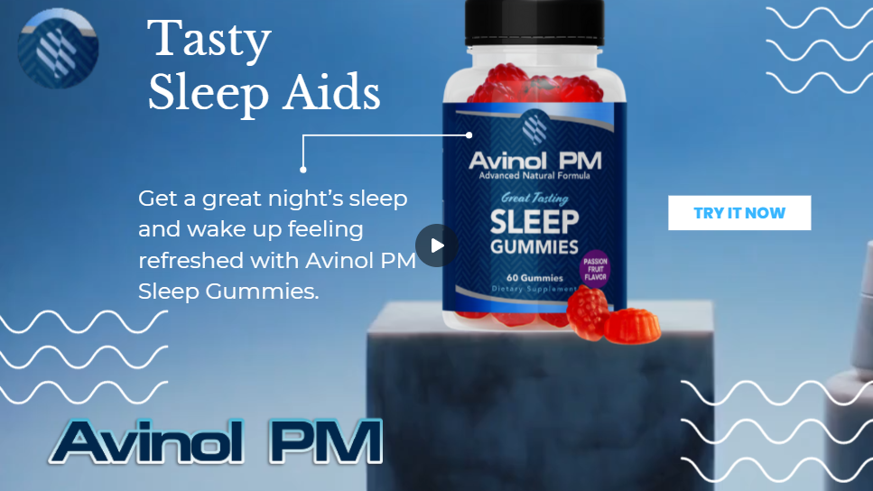 thumbnail video image 2 of Avinol PM Sleep Aid Gummies - Passion Fruit Flavor, 60 Count, 2 of 7