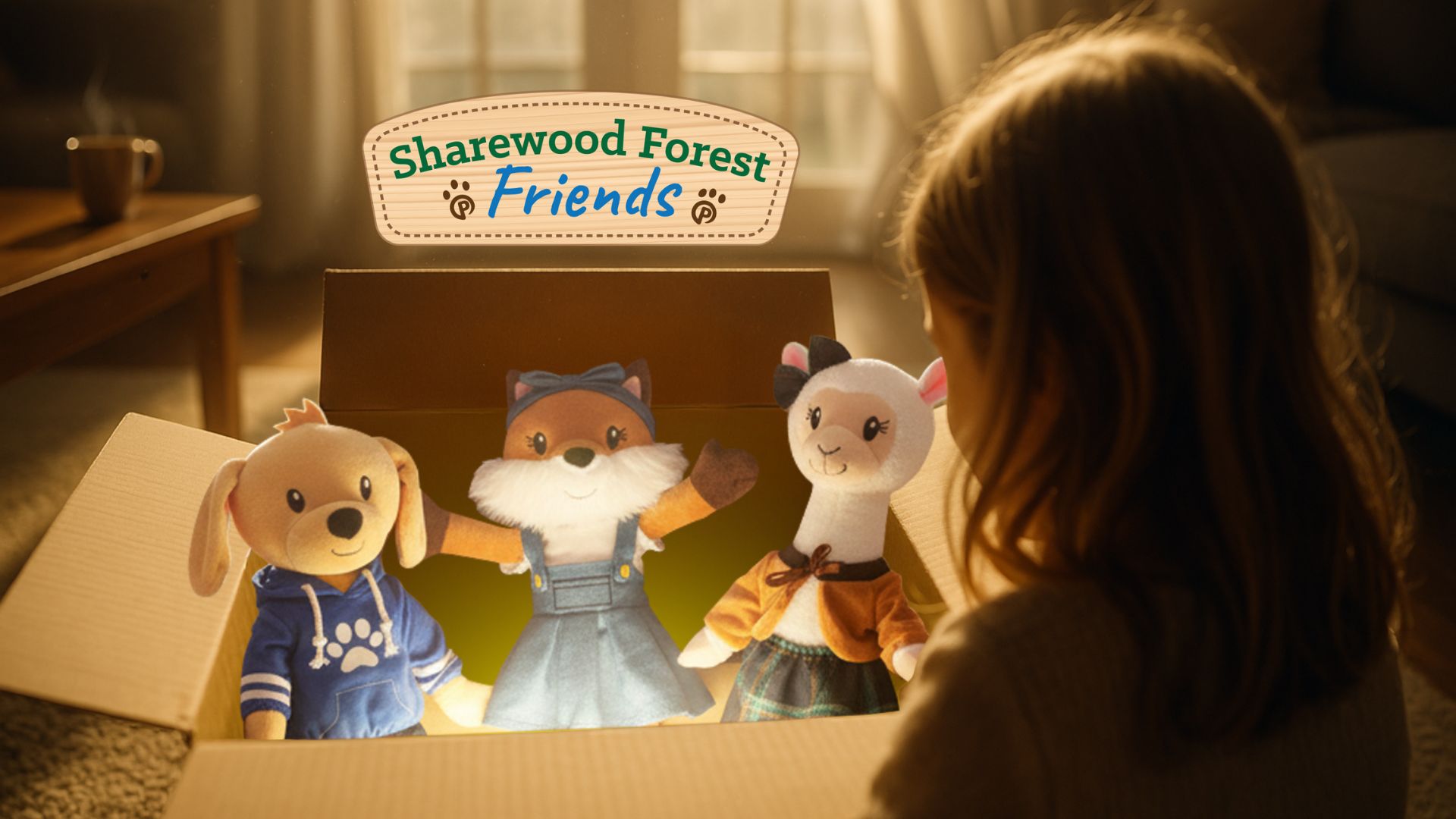 thumbnail video image 2 of Sharewood Forest Friends Hand Puppet Freddy the Frog, 2 of 7