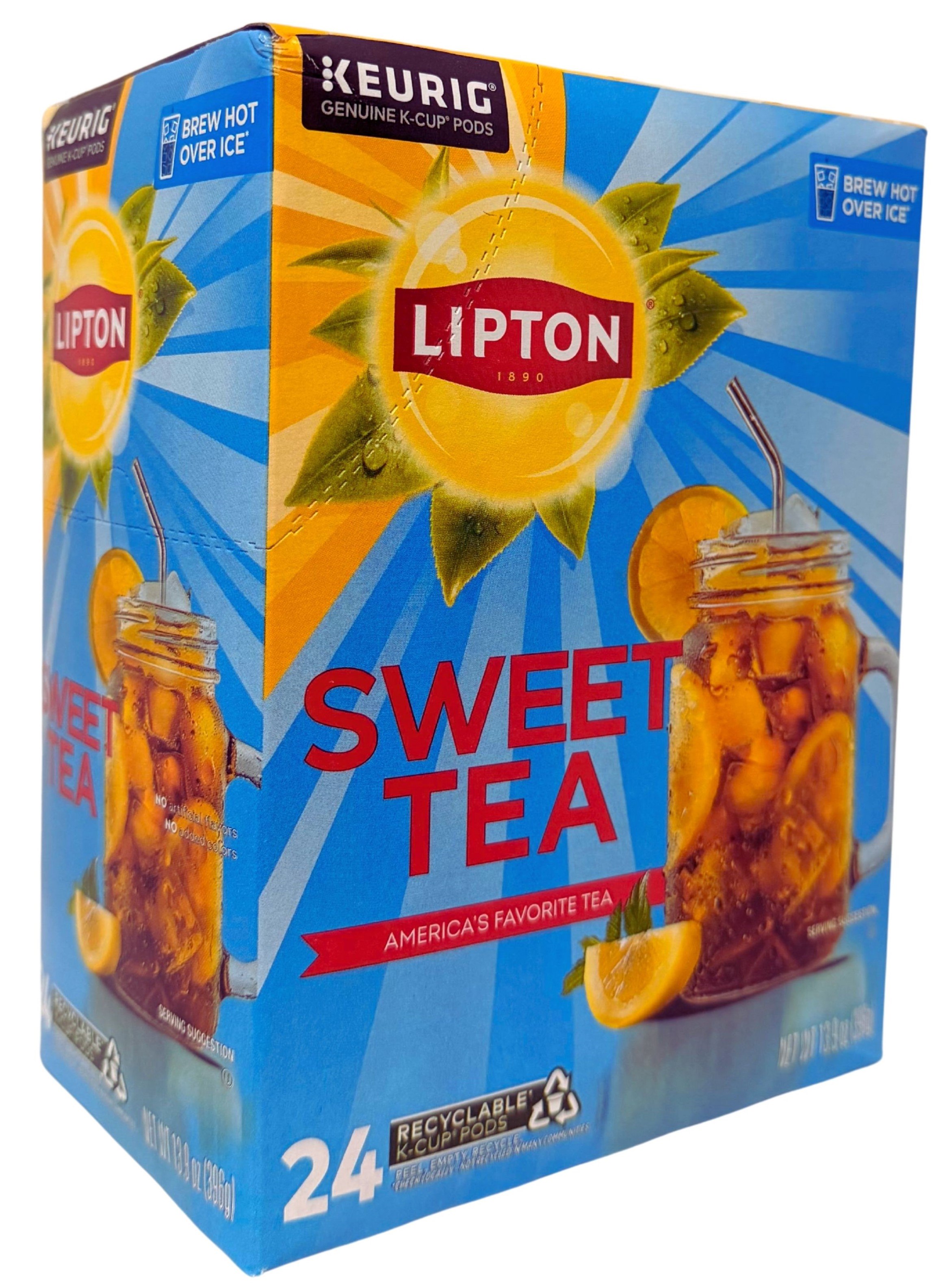 Lipton, Iced Tea K-Cup Pods, Southern Sweet Black Tea, 24 Pods