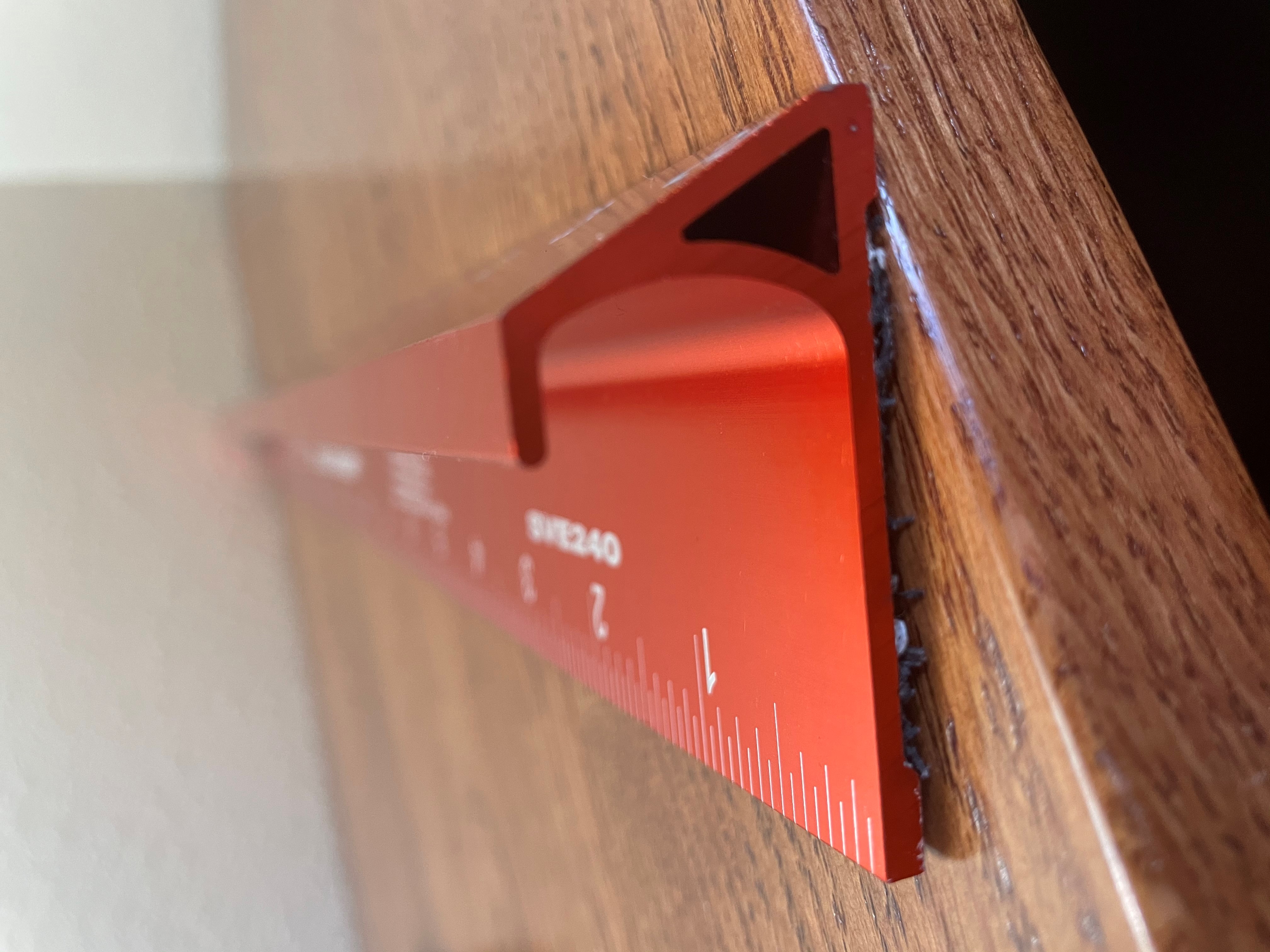 thumbnail video image 2 of Swanson Savage 24" Anodized Aluminum No Slip Straight Edge with Thumb Saver Grip, Model SVE240, 2 of 13