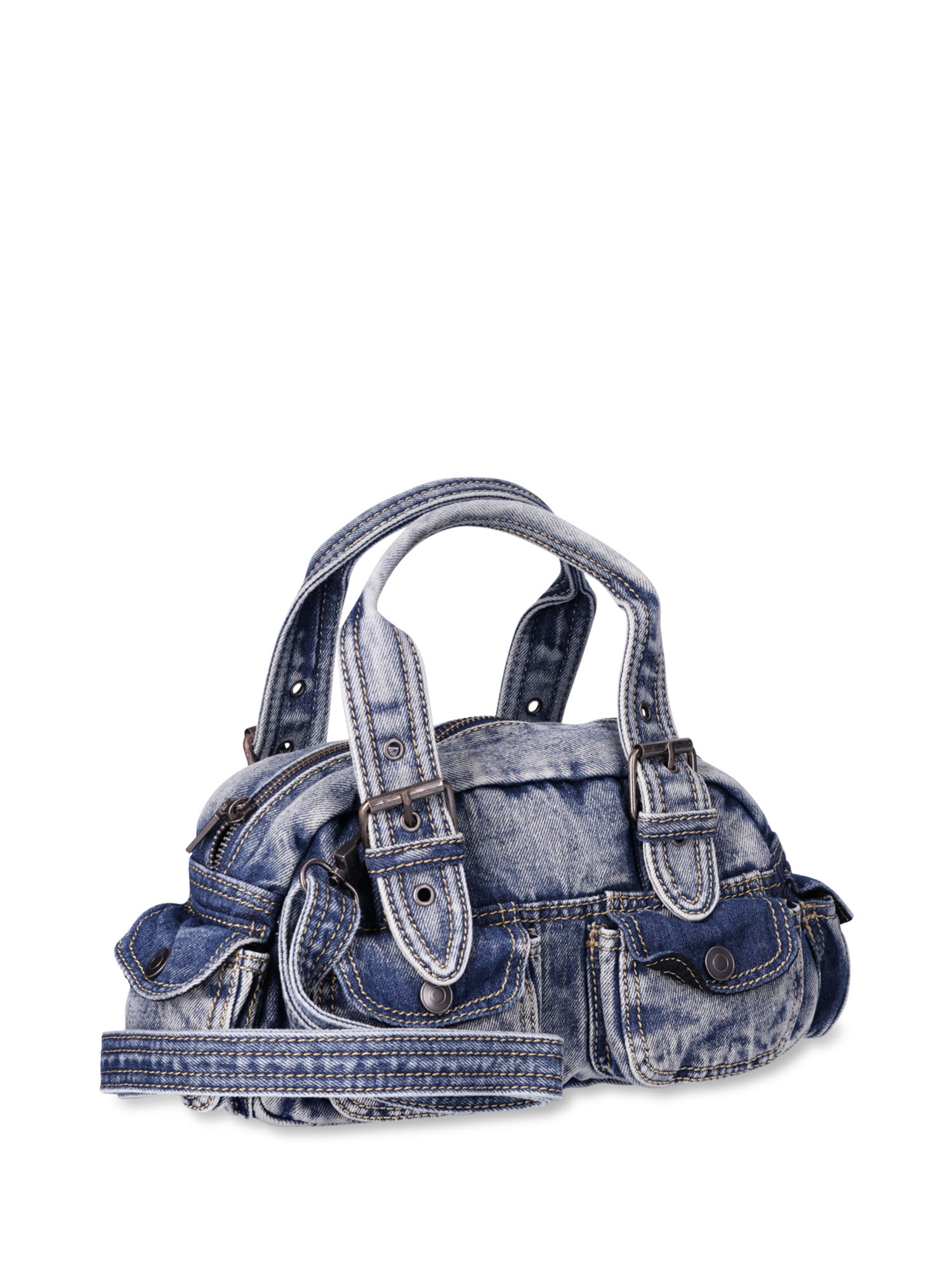 Prada Blue Blue Denim Logo Print Tote Bag | Printed tote bags, Bags,  Fashion bags