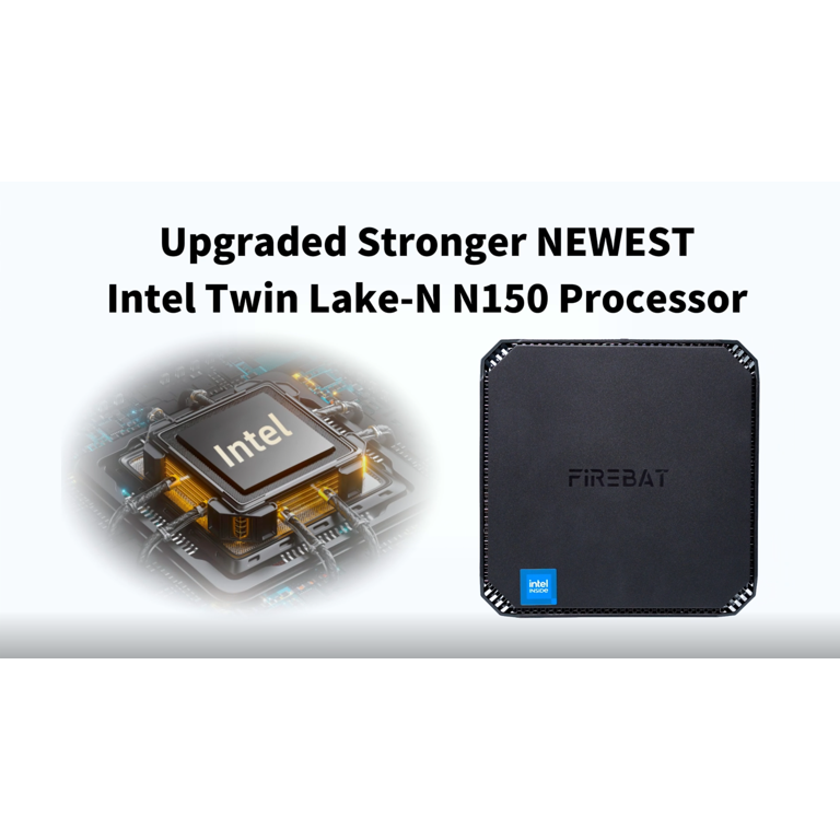 FIREBAT Mini PC 【AK2】 Intel N150 (up to 3.6GHz), 16GB+512GB SSD