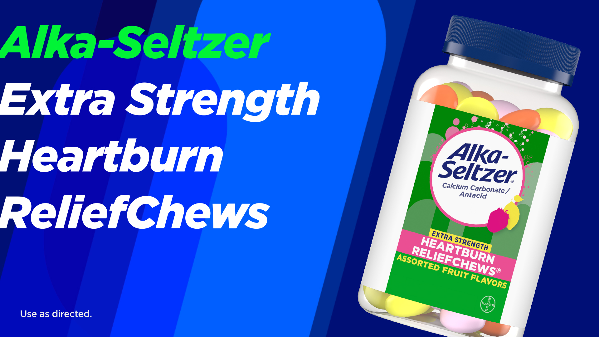 thumbnail video image 2 of Alka-Seltzer Extra Strength Heartburn Relief Chews Antacid Tablets 120 Ct, 2 of 9