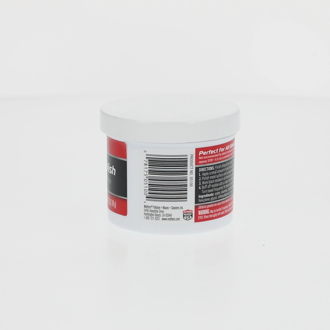 Mothers Mag & Aluminum Polish, 5 oz - Metal Wheel Auto Cleaner for
