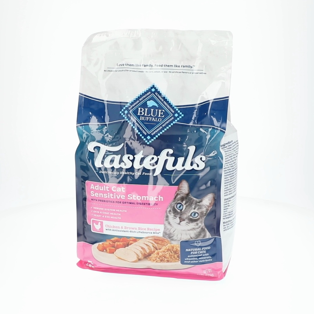 Blue Buffalo Sensitive Stomach Adult Cat Food Chicken & Brown Rice Recipe - 5 lbs