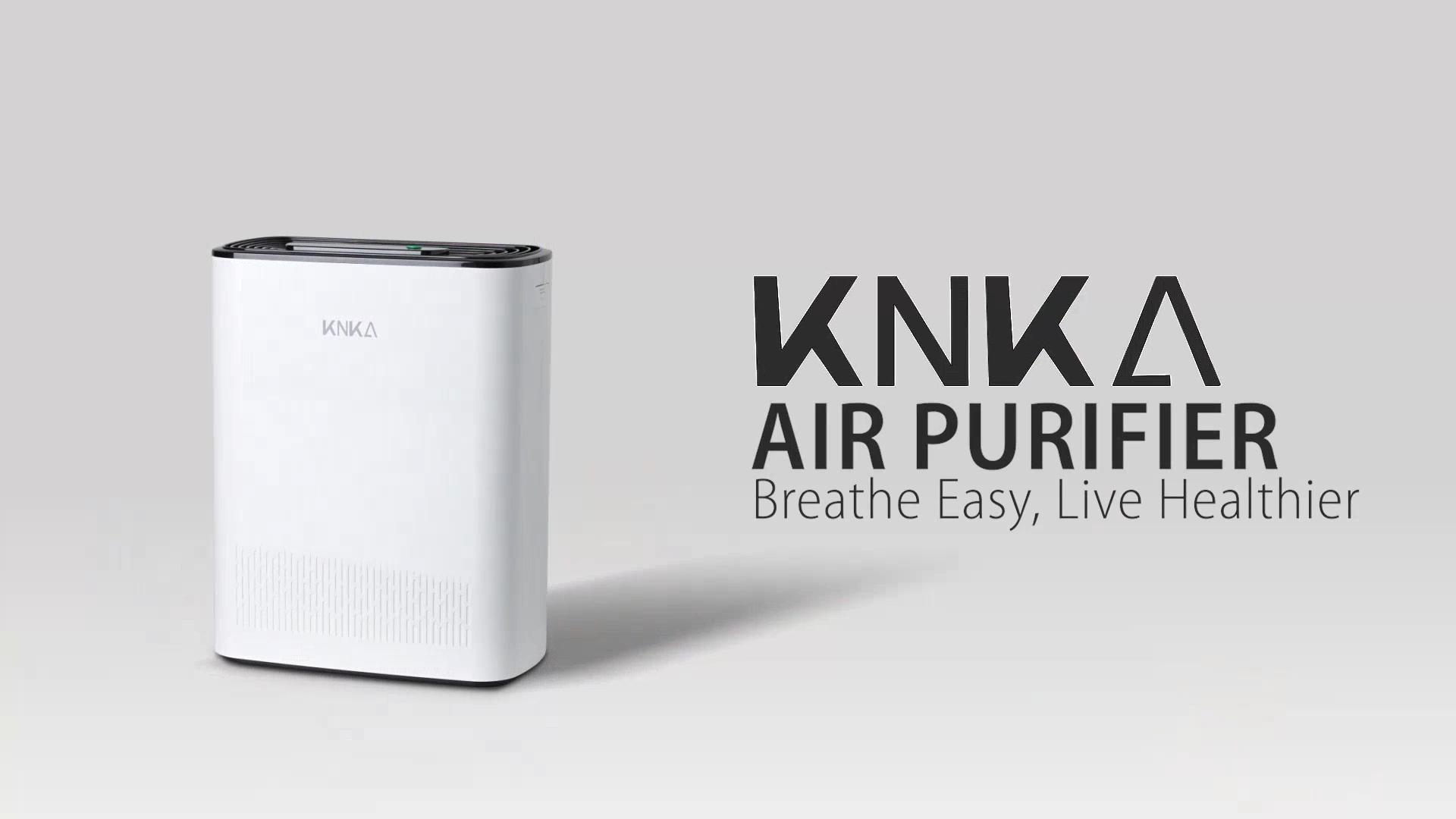 thumbnail video image 2 of KNKA HEPA Air Purifiers for Home Large Room up to 3000 Sq.ft – Allergy & Pet Hair Relief, Air Quality Monitor, Auto/Turbo Mode, Essential Oil Diffuser, Ultra-Quiet, 2 of 13