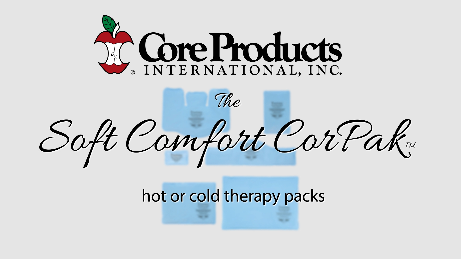 thumbnail video image 2 of Core Products Soft Comfort CorPak – Reusable Hot & Cold Therapy Pack, Ice Pack for Injuries, No-Frost Compress for Muscle, Back & Joint Pain Relief – 6" x 20", 2 of 8
