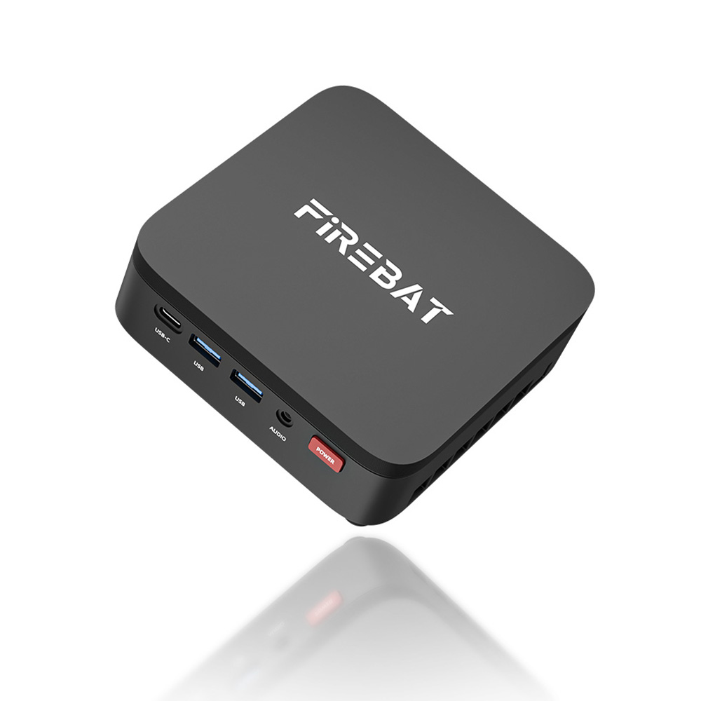 thumbnail video image 2 of FIREBAT R3 Mini PC, AMD Ryzen5 7430U, 16GB, 512GB SSD, Black, 2 of 8