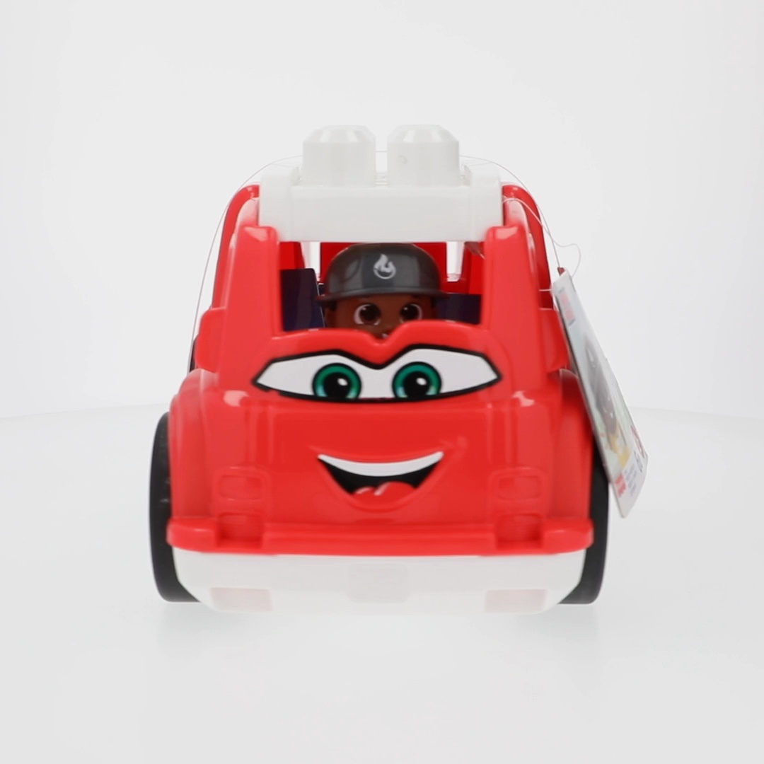 Mega Bloks Freddy Fire Truck, Construction Toy Blocks, Large