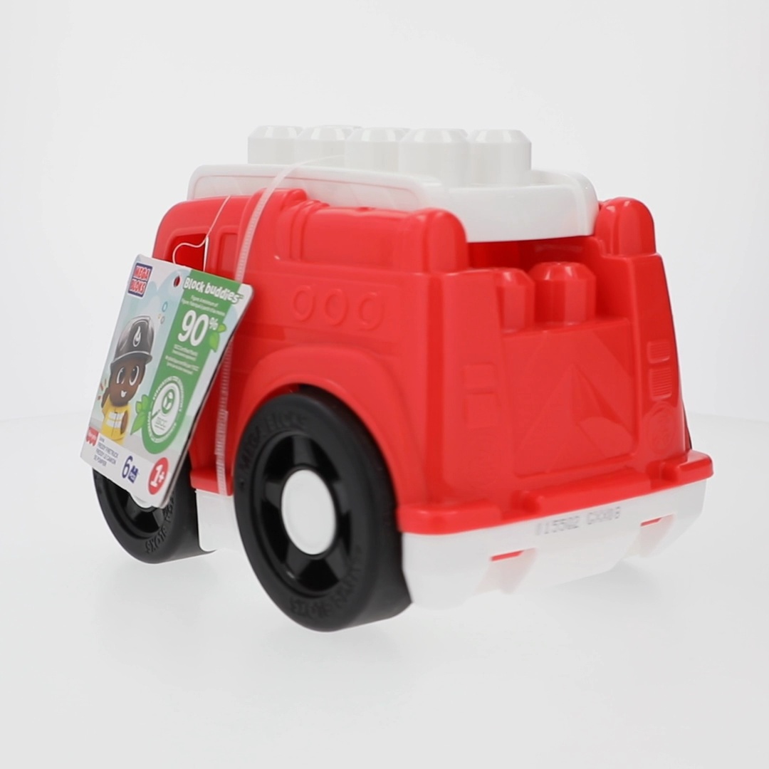 メガ・ブロック・フレディ・ファイヤー Mega Bloks First Builders Freddy Firetruck with Big Building