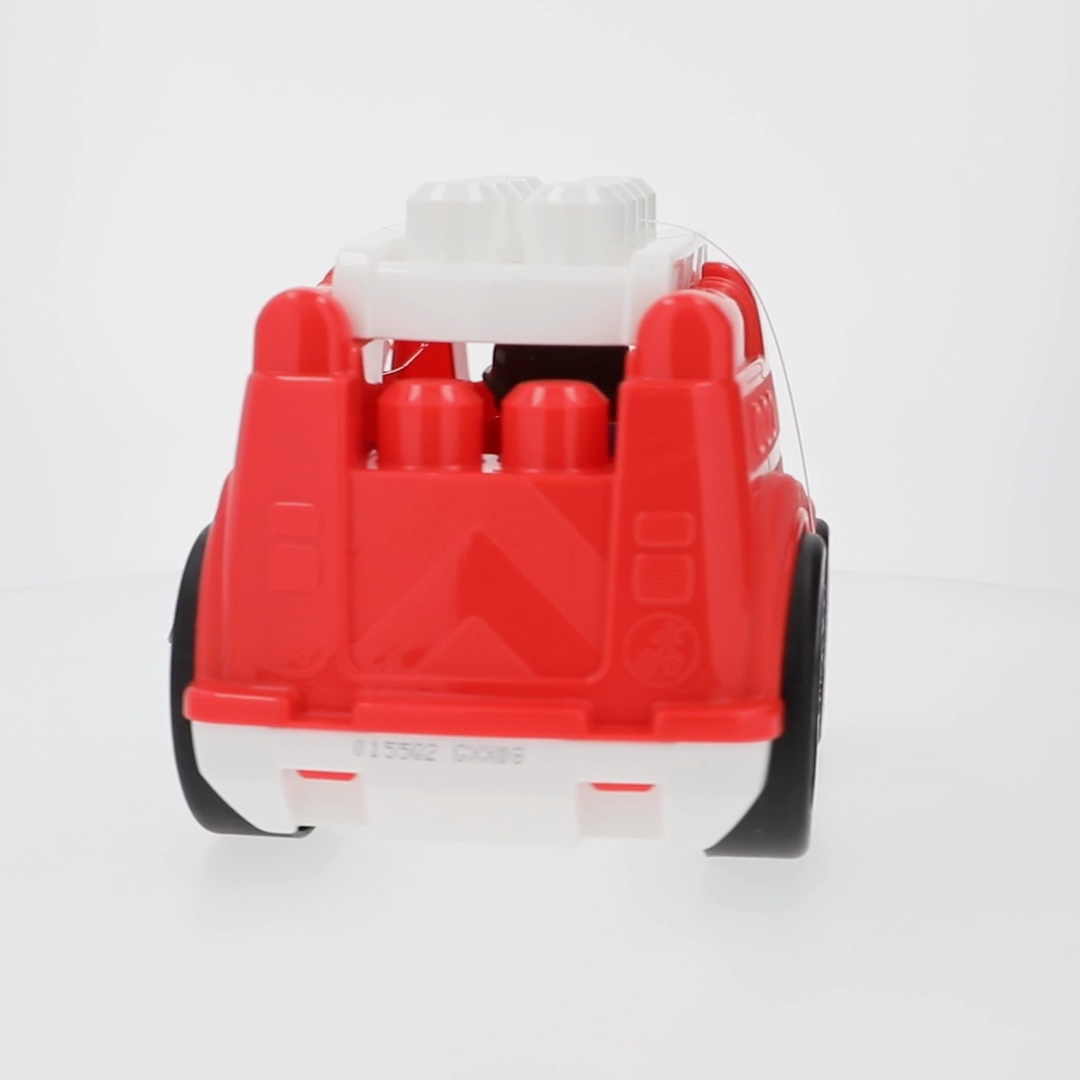 Mega Bloks Freddy Fire Truck, Construction Toy Blocks, Large