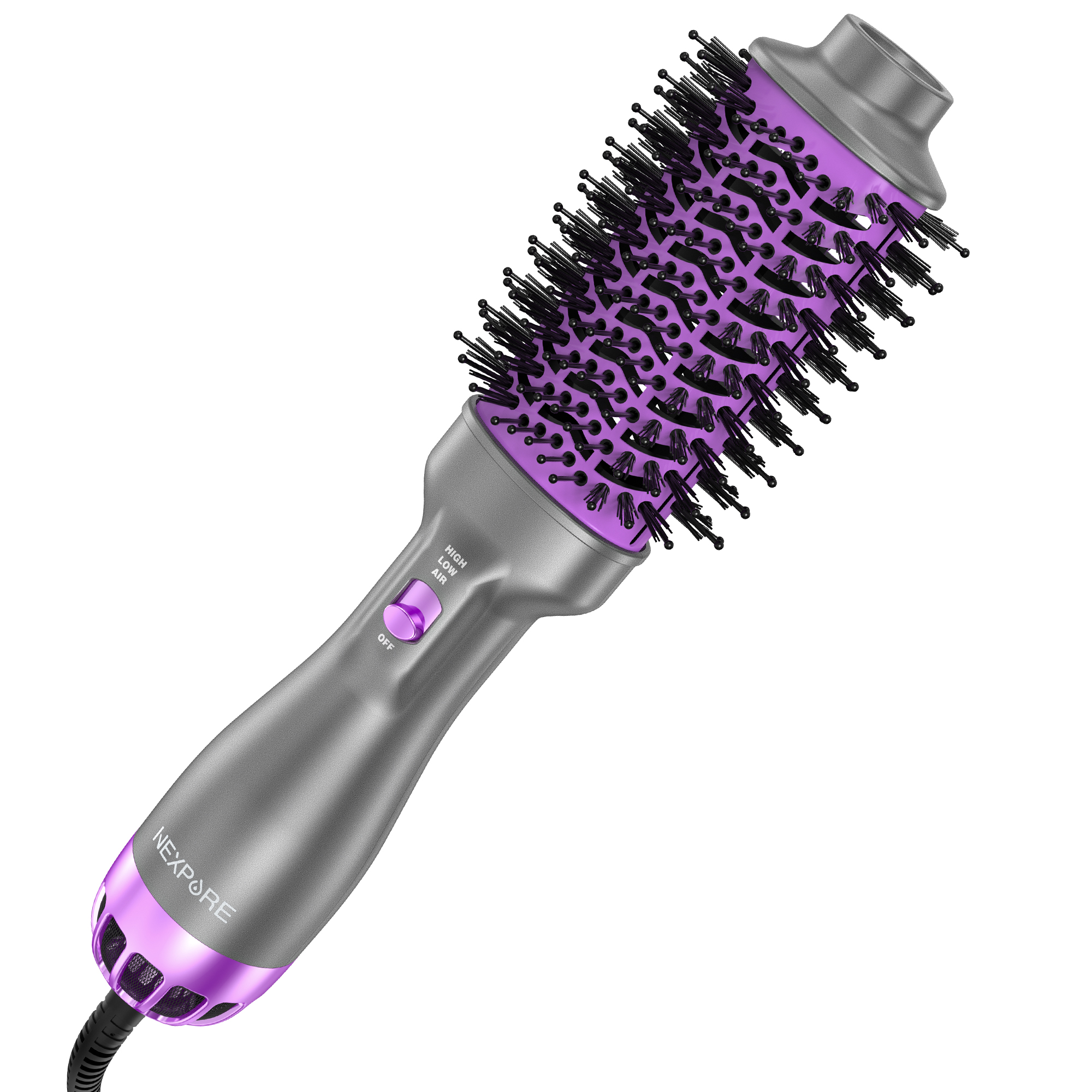thumbnail video image 2 of NEXPURE Hair Dryer and Blow Dryer Brush in One, New Upgrade 4 in 1 Hair Dryer Brush with Negative Ion Anti-frizz Ceramic Titanium Barrel, 2 of 10