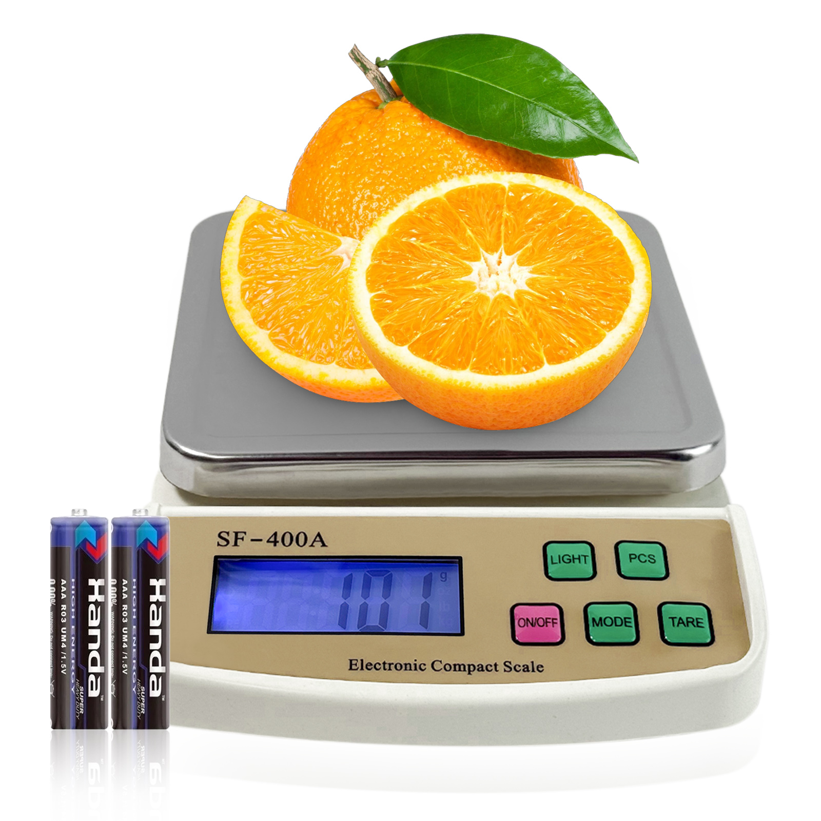 thumbnail video image 2 of AGCAN Food Scale with Stainless Steel Platform, 22lb High Capacity Cooking Scale, Digital Kitchen Scales with Grams and Ounces, LCD Display, 4 Units with Tare Function, 2 of 8