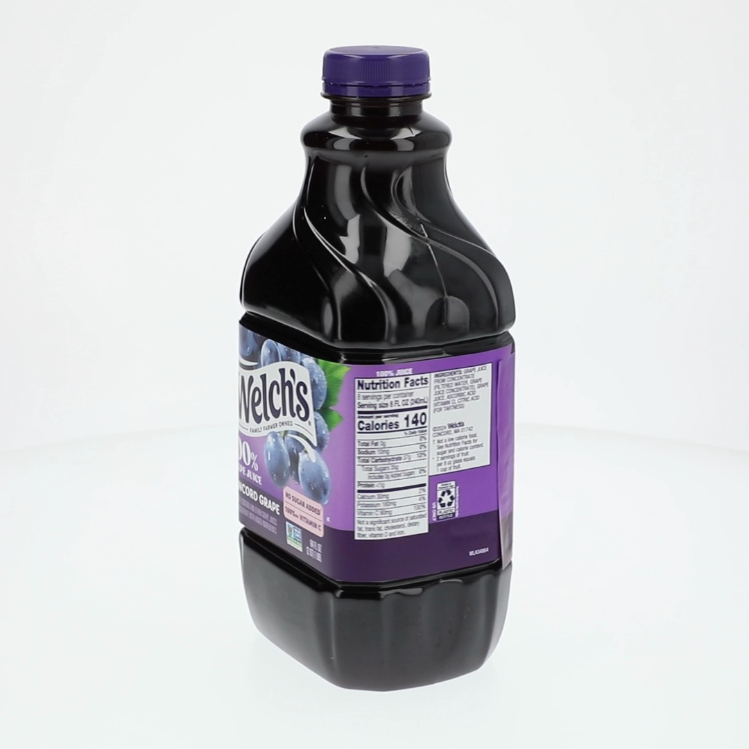 thumbnail image 2 of Welch's 100% Concord Grape Juice - 64 Fl Oz Bottle, Gluten Free 2 of 6