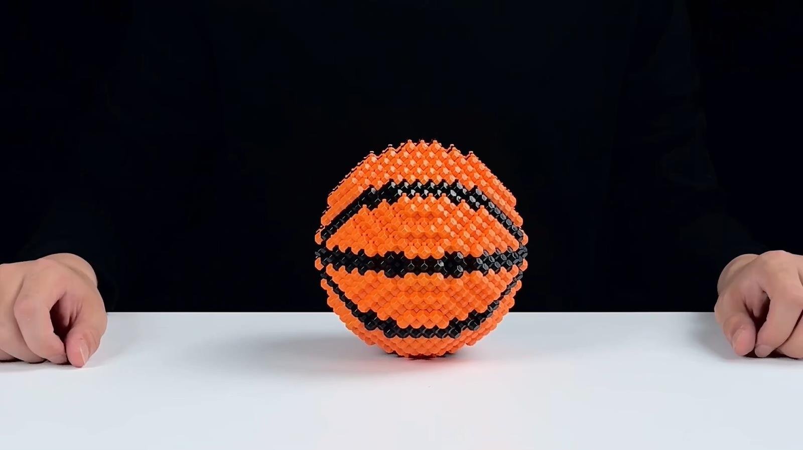 thumbnail video image 2 of KADELE Basketball Block Set, Adults challenging STEM Block Decorations, Miniature 3D Educational Toys for Ages 16 and Above,(579 Pieces), 2 of 7