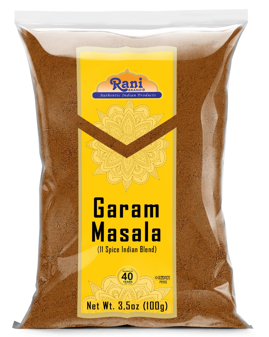 thumbnail video image 2 of Rani Garam Masala Indian 11-Spice Blend 3.5oz (100g) ~ All Natural, Salt-Free | Vegan | No Colors | Gluten Friendly | NON-GMO | Kosher | Indian Origin, 2 of 11