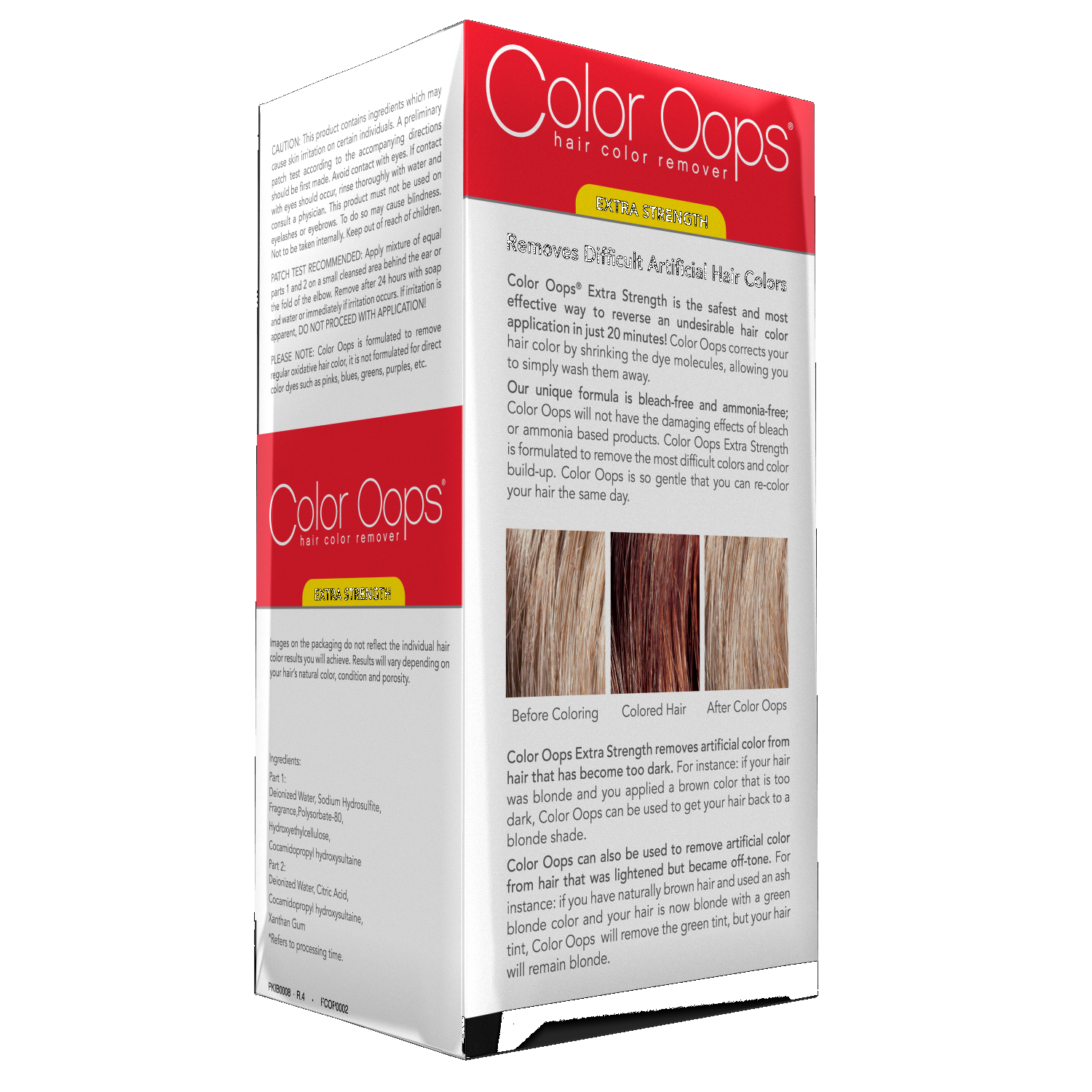 Color Oops Extra Strength Hair Color Remover / Bleach-Free Dye