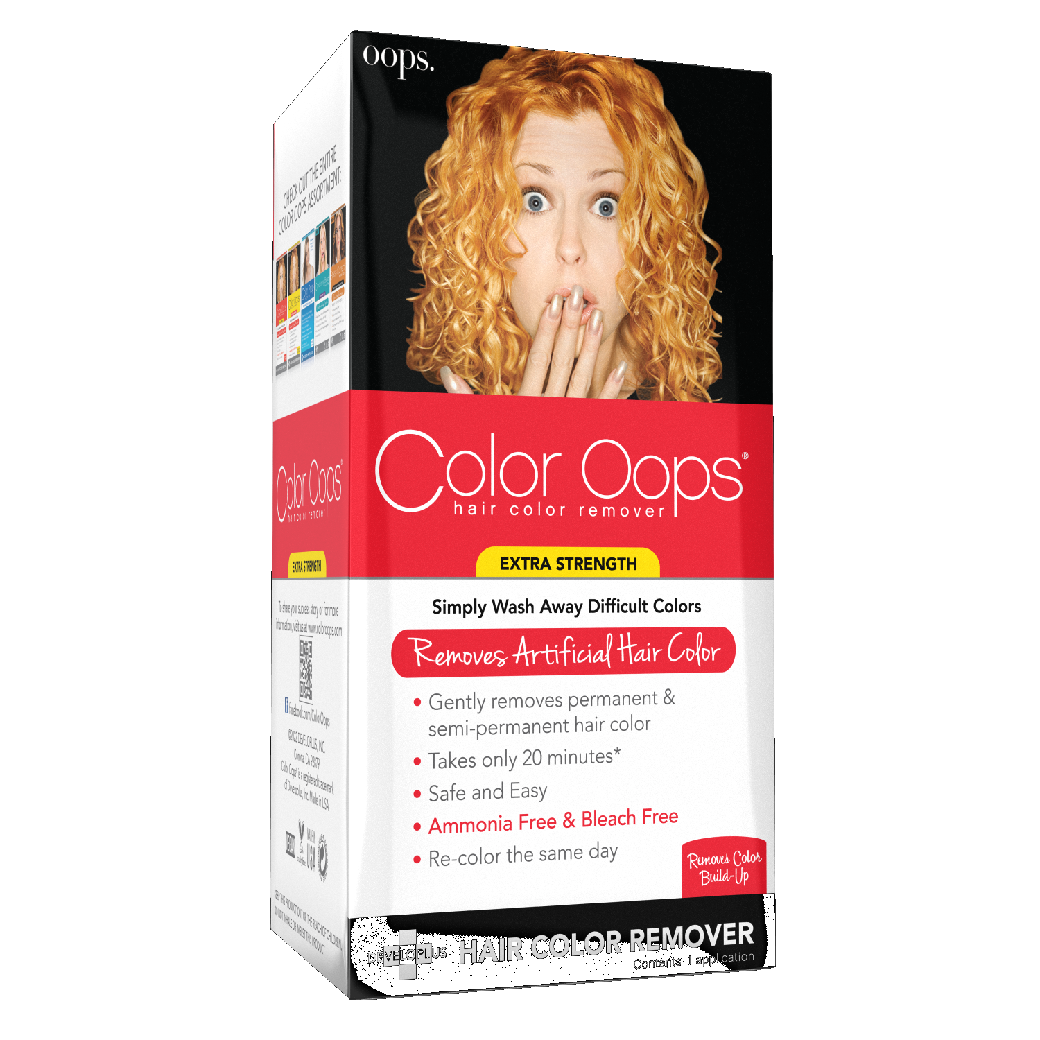 Color Oops Hair Color Remover, Extra Strength, Takes only 20
