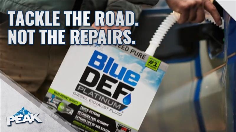 thumbnail video image 2 of (4 pack) BlueDEF PLATINUM Diesel Exhaust Fluid 2.5 gal - for Diesel Vehicles with SCR Systems - 1 Pack Box, 2 of 7