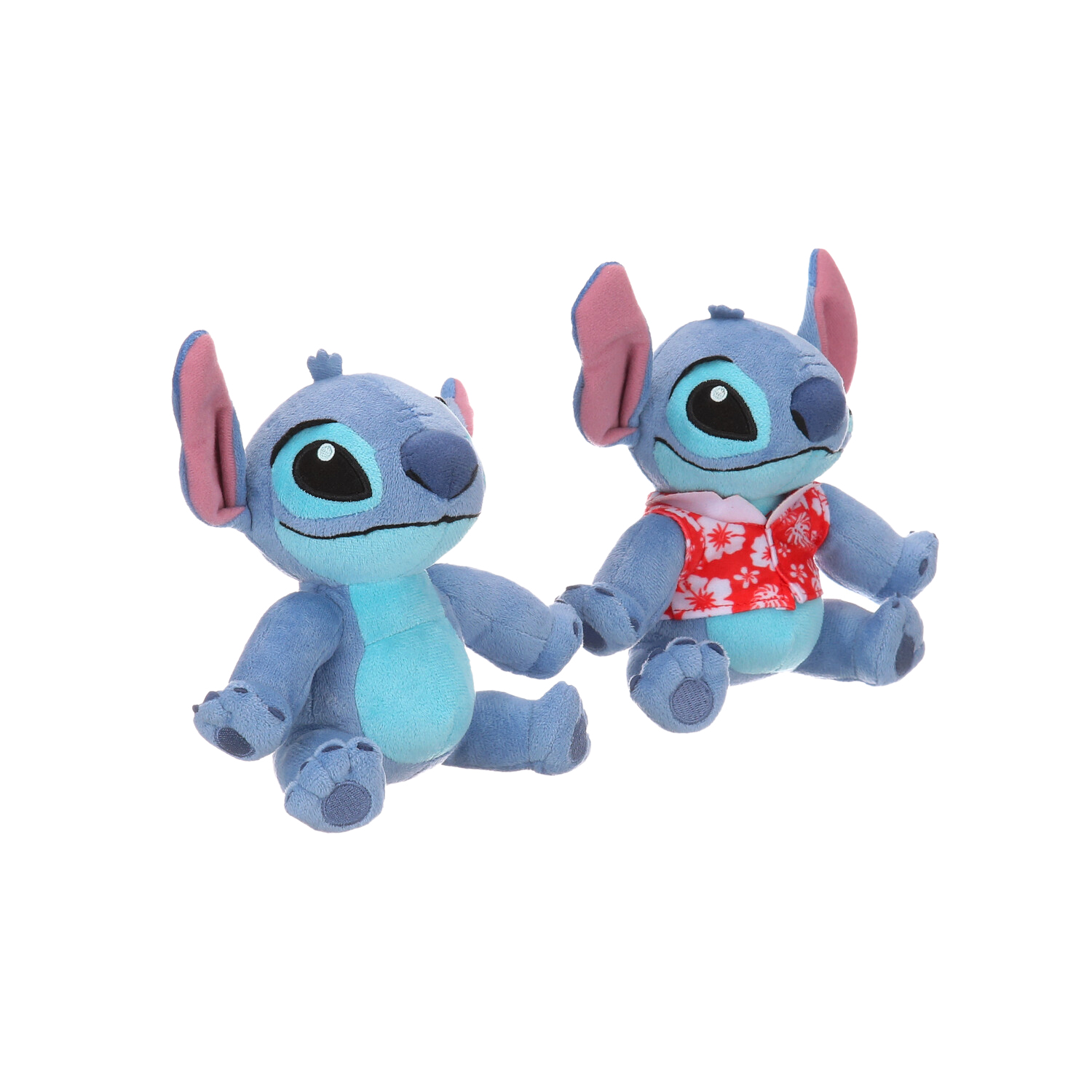 Disney Sitch Bean Plush 2-Pack, Officially Licensed Kids Toys for Ages 2 Up, Gifts and Presents, Size: 5.5 inches; 3.0 inches; 6.0 Inches, Blue
