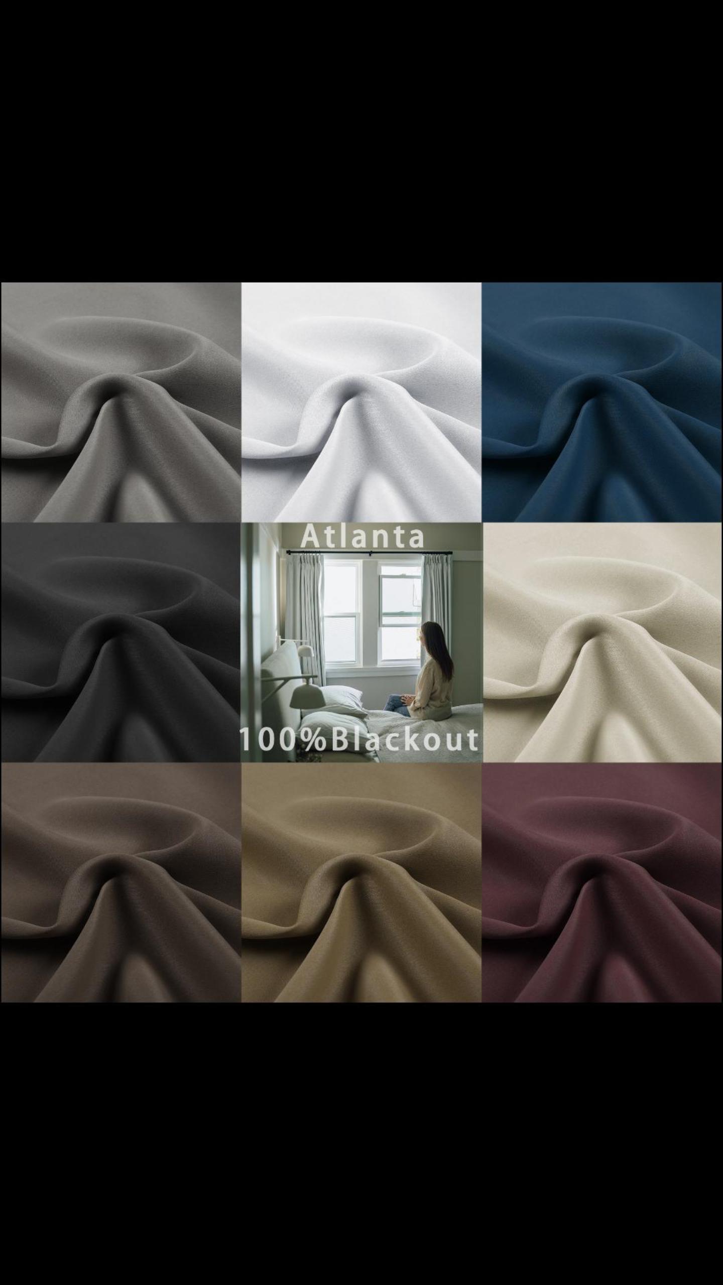 thumbnail video image 2 of TWOPAGES Pinch Pleat Curtain Blackout  Light Blocking Drape for Living Room, 1 Panel, 52"x108", Black, 2 of 6