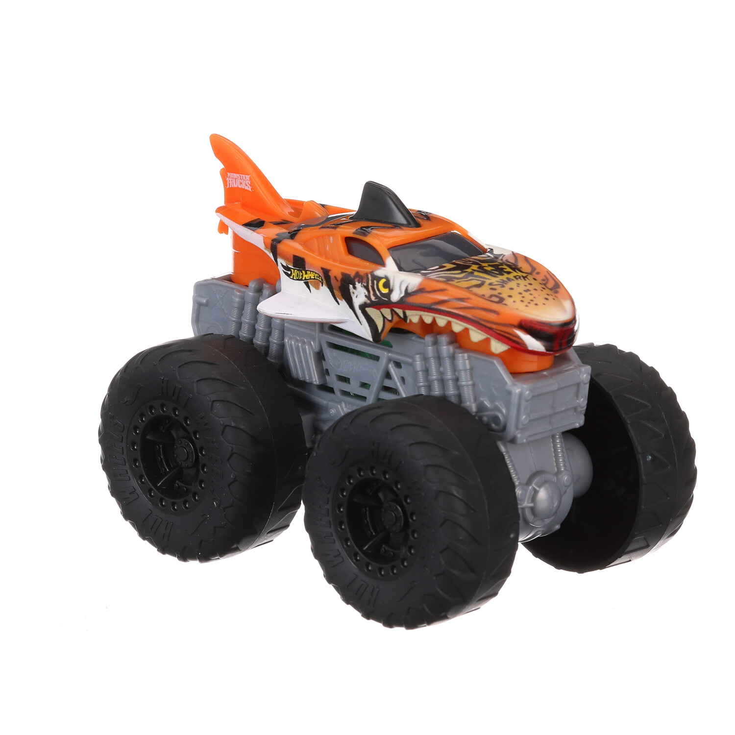 Carrinho de Brinquedo Hot Wheels  Lister - Carro Monster Truck - 1:64 -  Shark Wreak - Ref 22/75 3/7 - 1un - Hot Wheels - Mattel - Hot Wheels