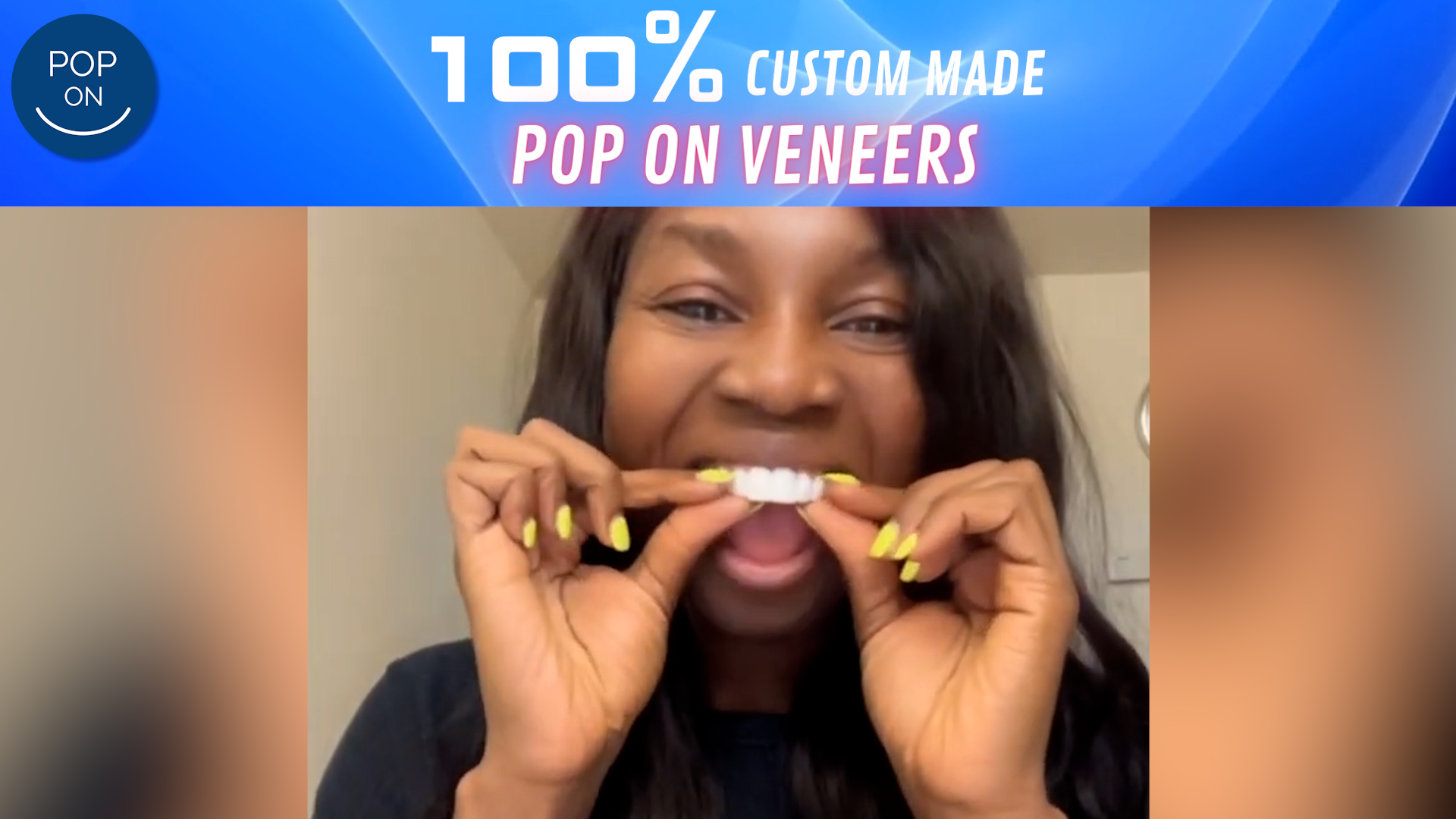 thumbnail video image 2 of Pop On Veneers for Adult, BPA-Free Veneers Kit, Lower Anterior, 2 of 9
