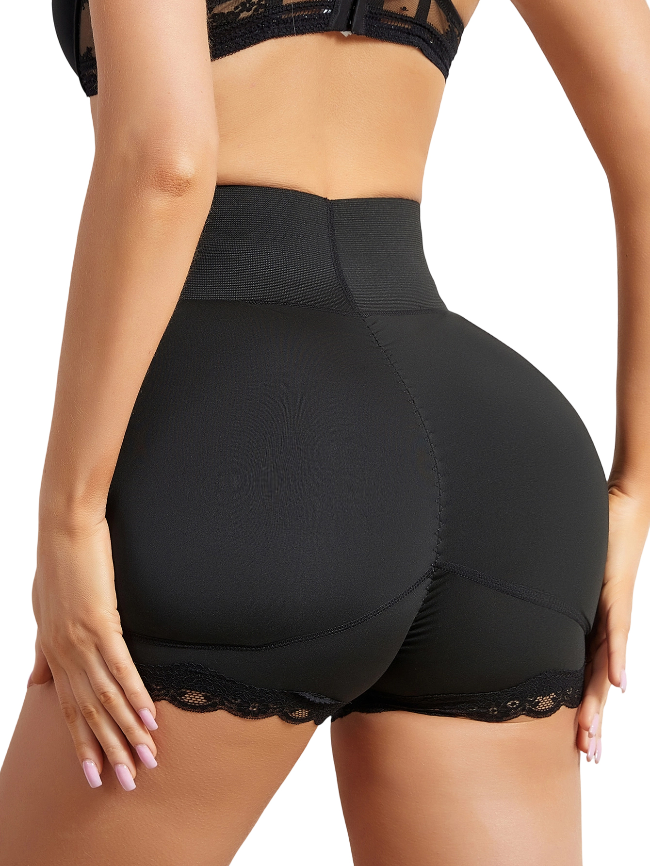 thumbnail video image 2 of High Waist Butt Lifter Padded Shapewear Panties for Women Tummy Control Hip Enhancer Shaping Underwear for Daily Outfit Dresses, 2 of 7