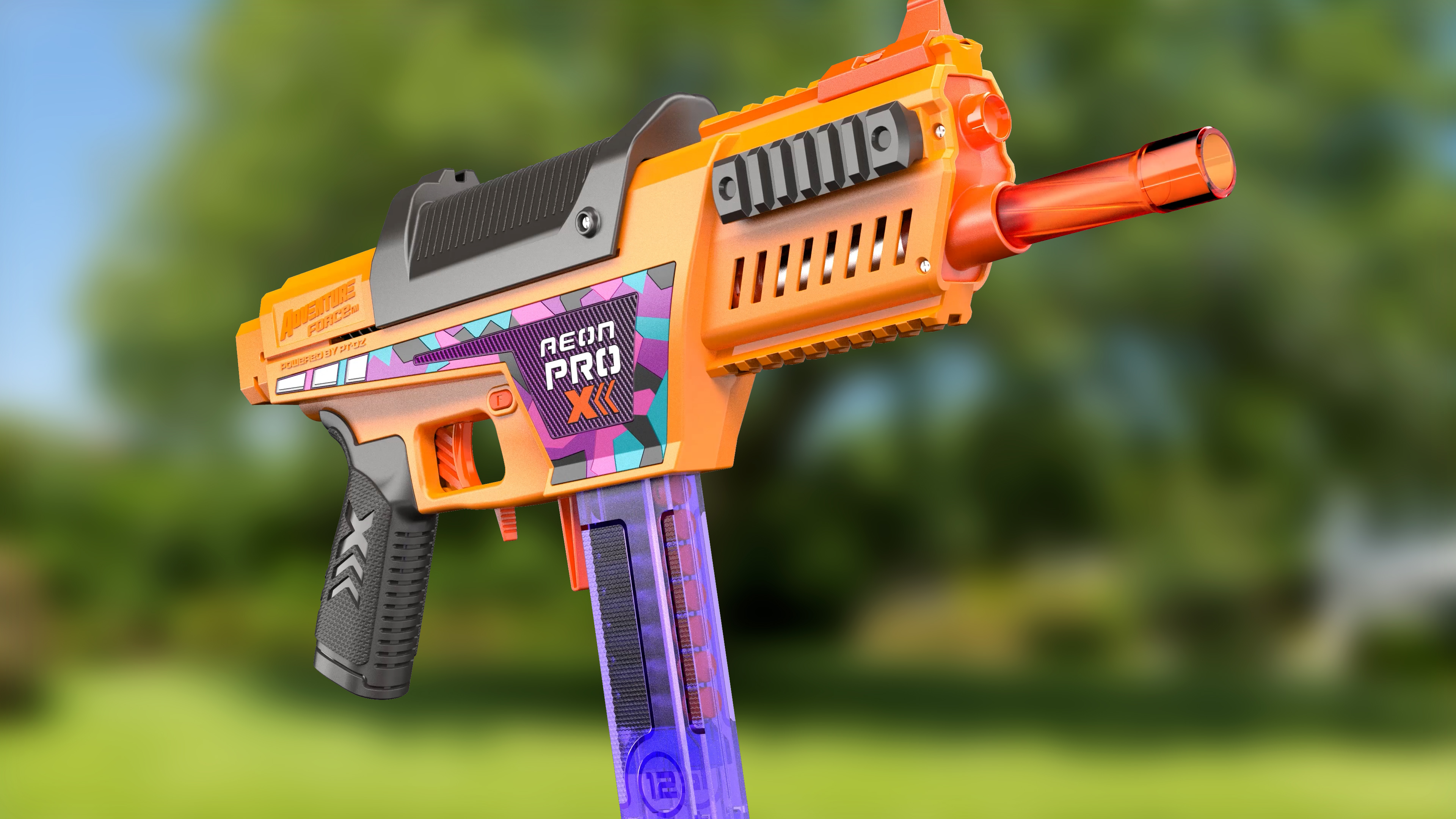 Adventure Force Foam Dart Blaster Aeon Pro X with Half-Length