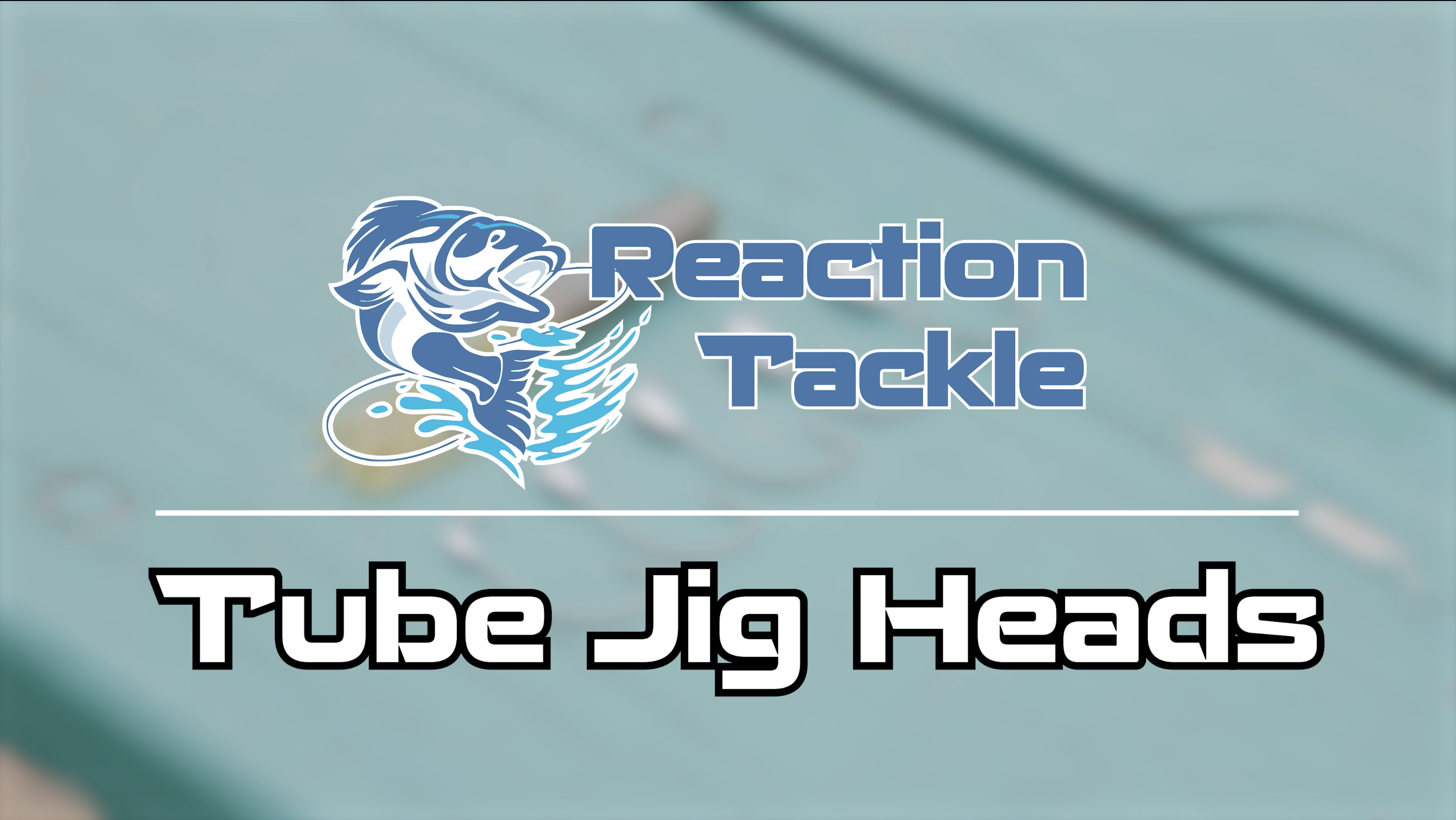 thumbnail video image 2 of Reaction Tackle Lead Tube Jig Heads - for Bass Fishing - Tube Bait Fishing Tubes - 1/16, 2 of 3