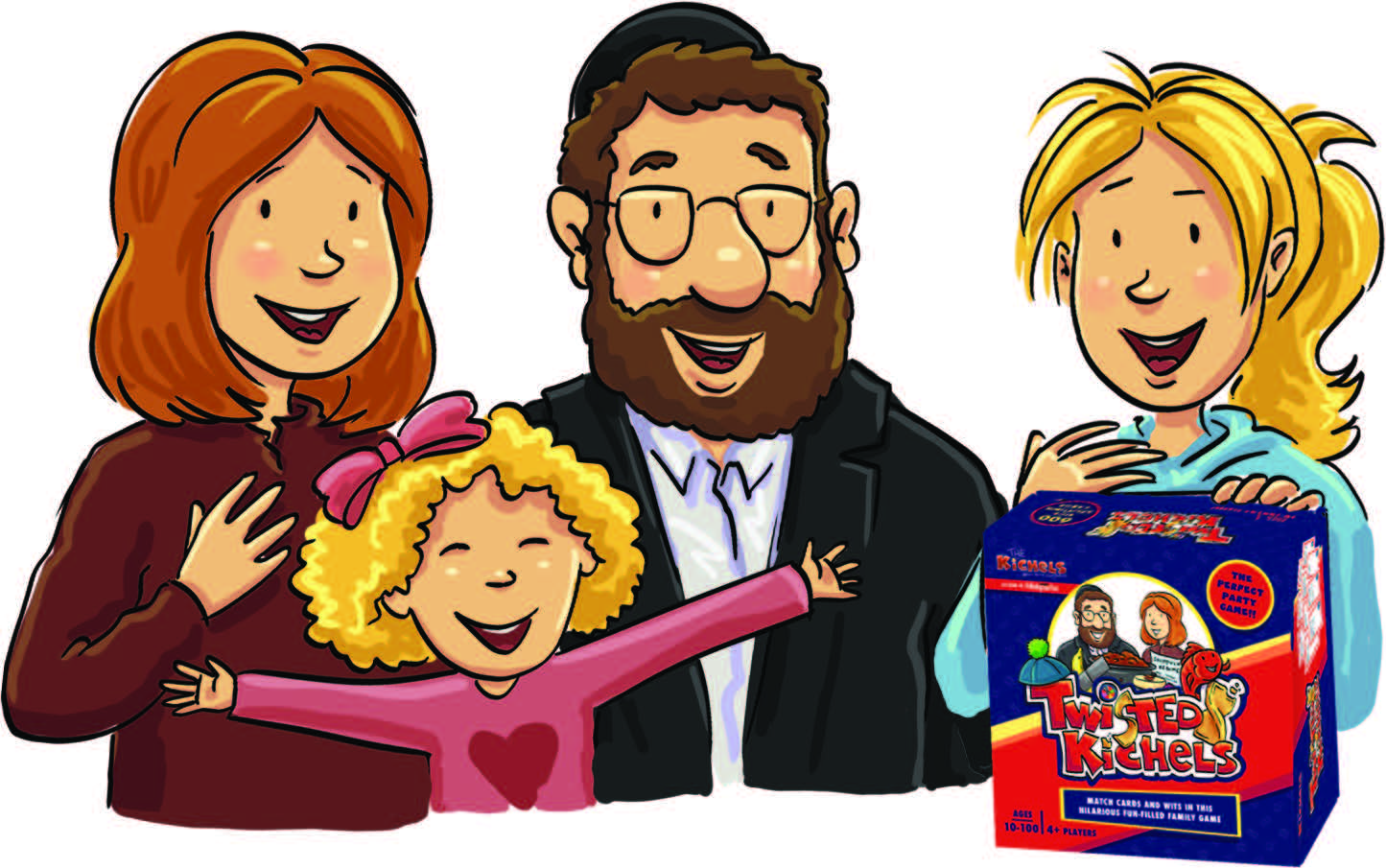 thumbnail video image 2 of Mitzvah Family Twisted Kichels Cardstock Board Game, 2 of 7