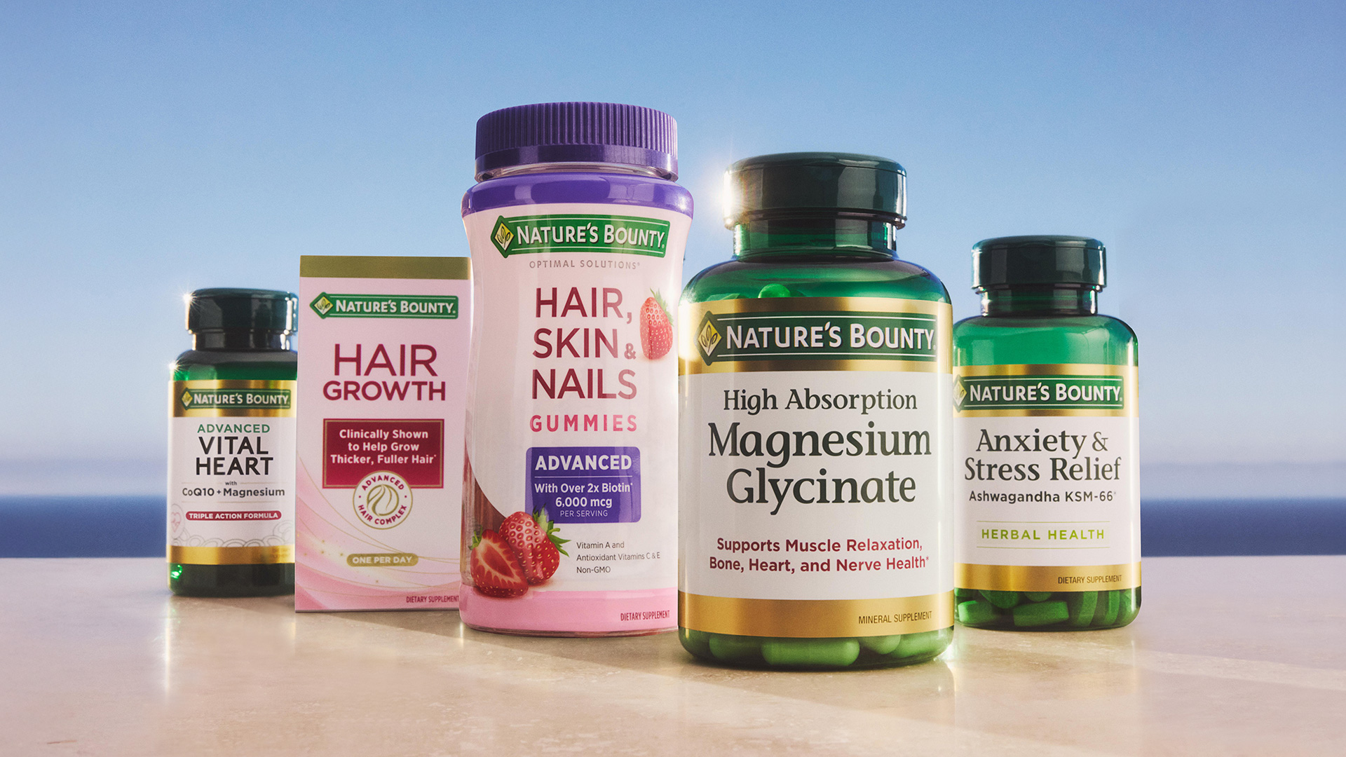 Natures Bounty Optimal Solutions Advanced Hair, Skin and Nai