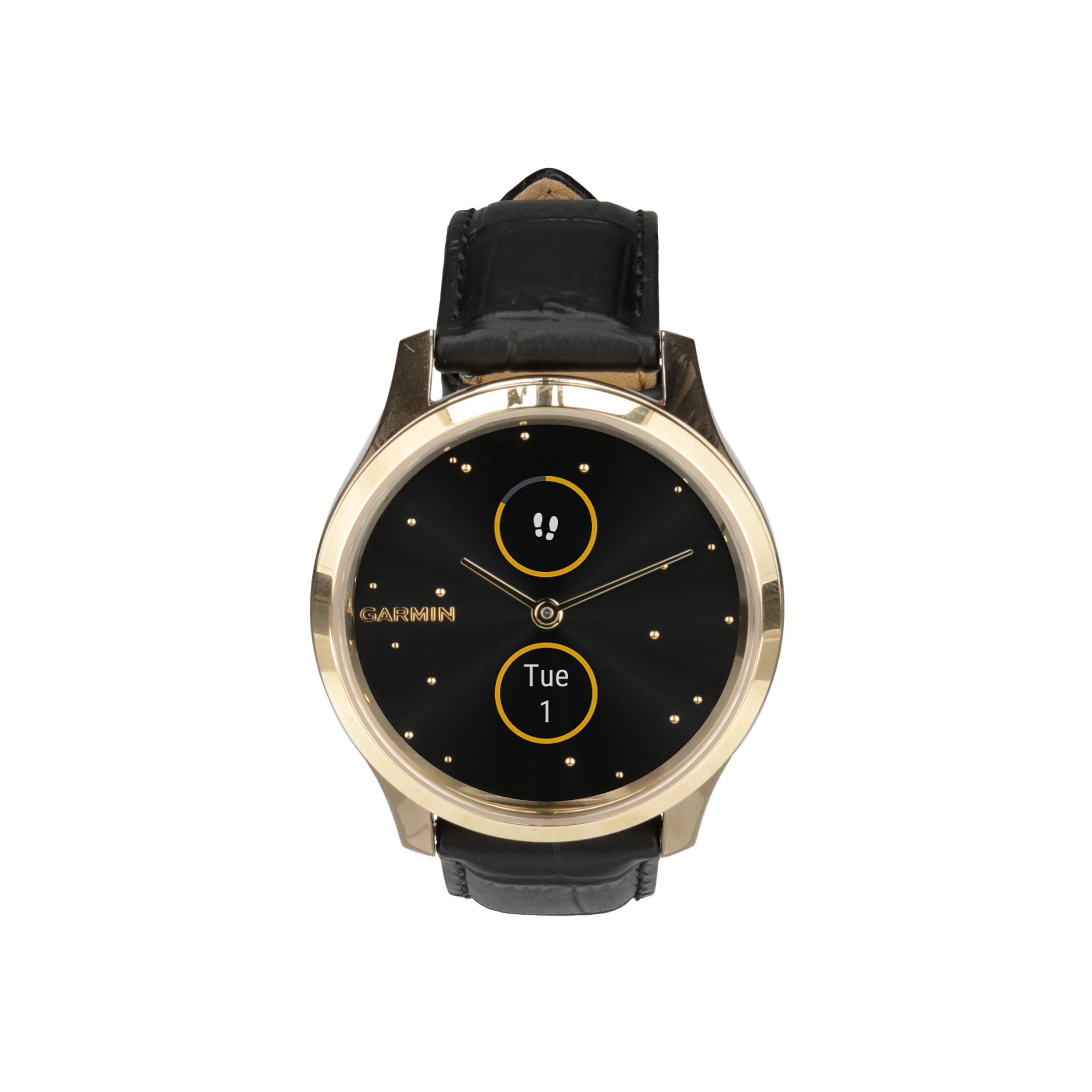 Garmin vivomove® Luxe 24K Gold PVD Stainless Steel Case with