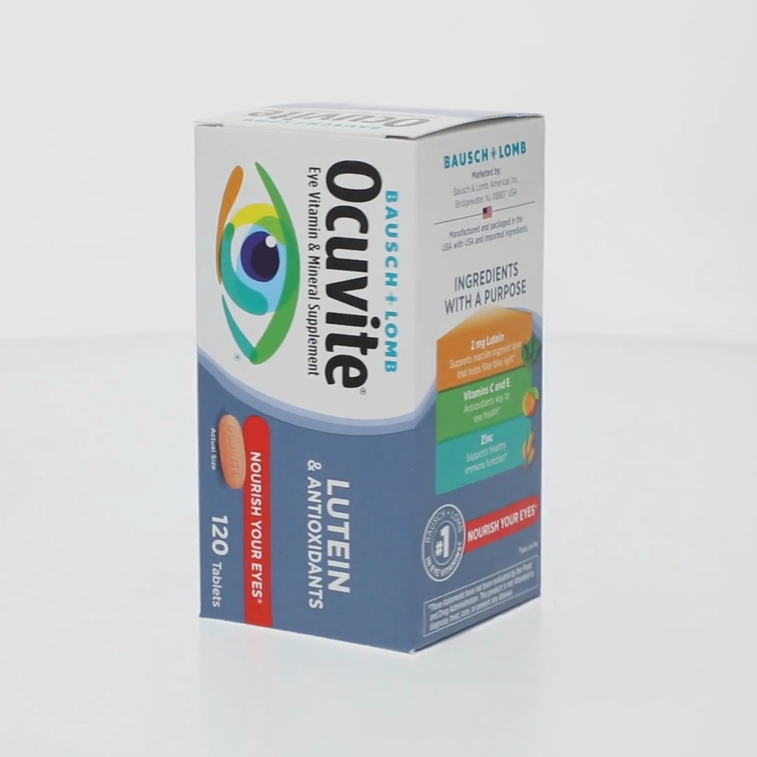 Bausch + Lomb Ocuvite Eye Vitamin & Mineral Supplement with Bausch + Lomb Ocuvite Eye Vitamin & Mineral Supplement with