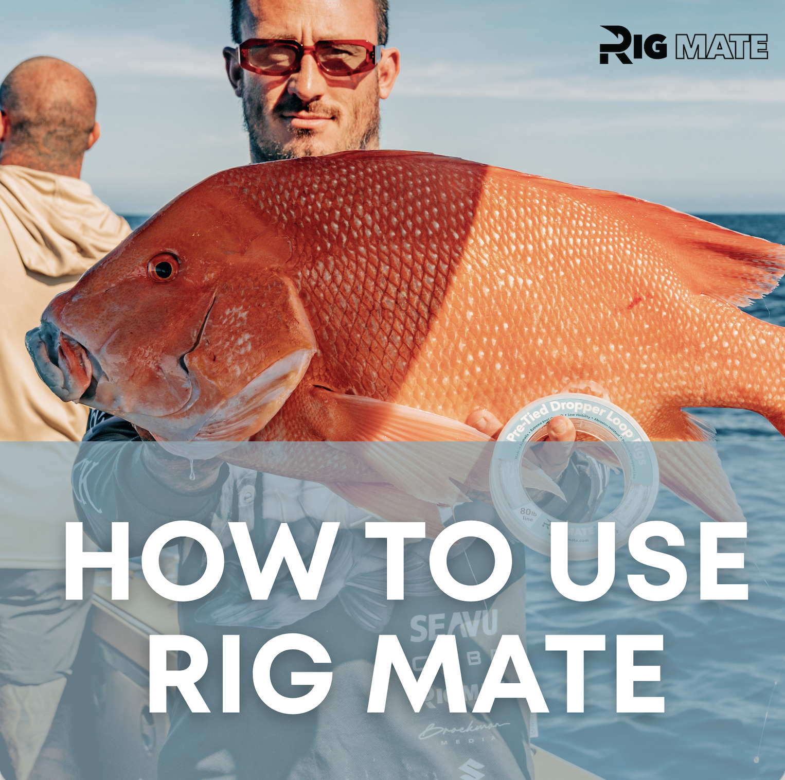 thumbnail video image 2 of Rig Mate 40 lb Pre-Tied Dropper Loop Fishing Rigs – 80 Knots Bottom Leader Line for Surf, Boat & Saltwater Fishing, 2 of 10