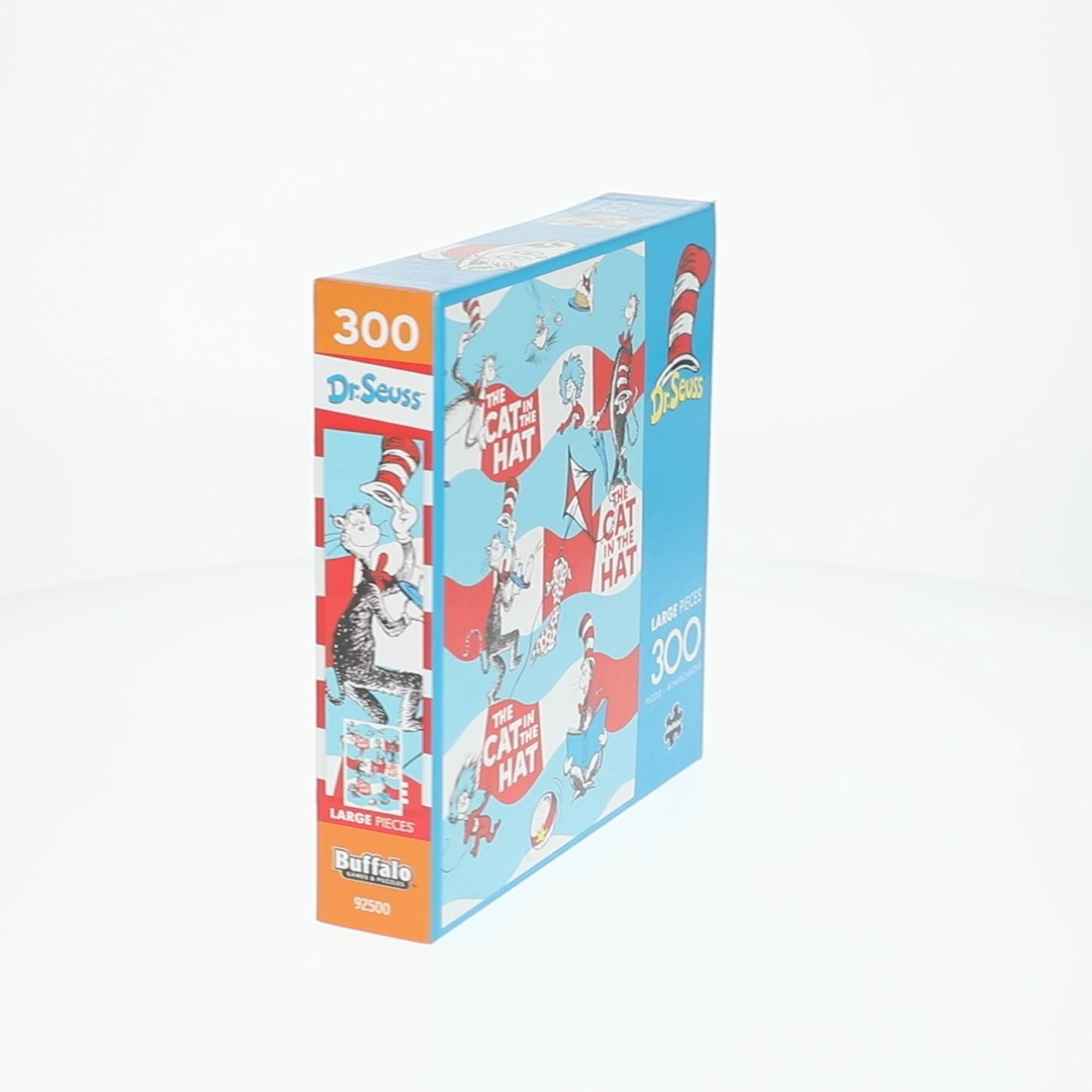 Buffalo Games The Cat in the Hat Stripes 300-Piece 21.25 x 15-Inch