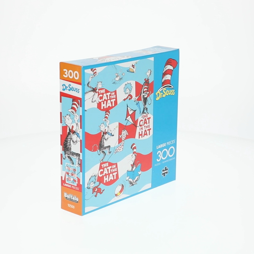 Buffalo Games The Cat in the Hat Stripes 300-Piece 21.25 x 15-Inch