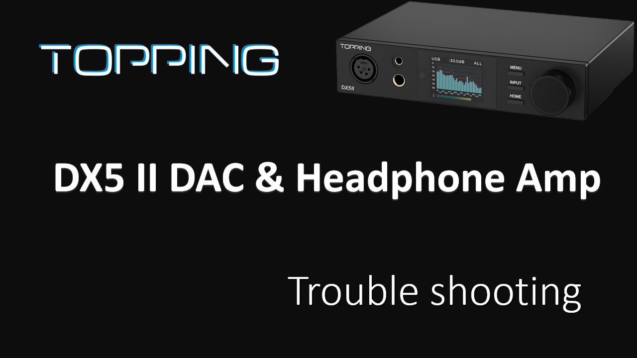 thumbnail video image 2 of Topping DX5 II 2-Channel Headphone Amplifier,Fully Balanced DAC,Black, 2 of 10