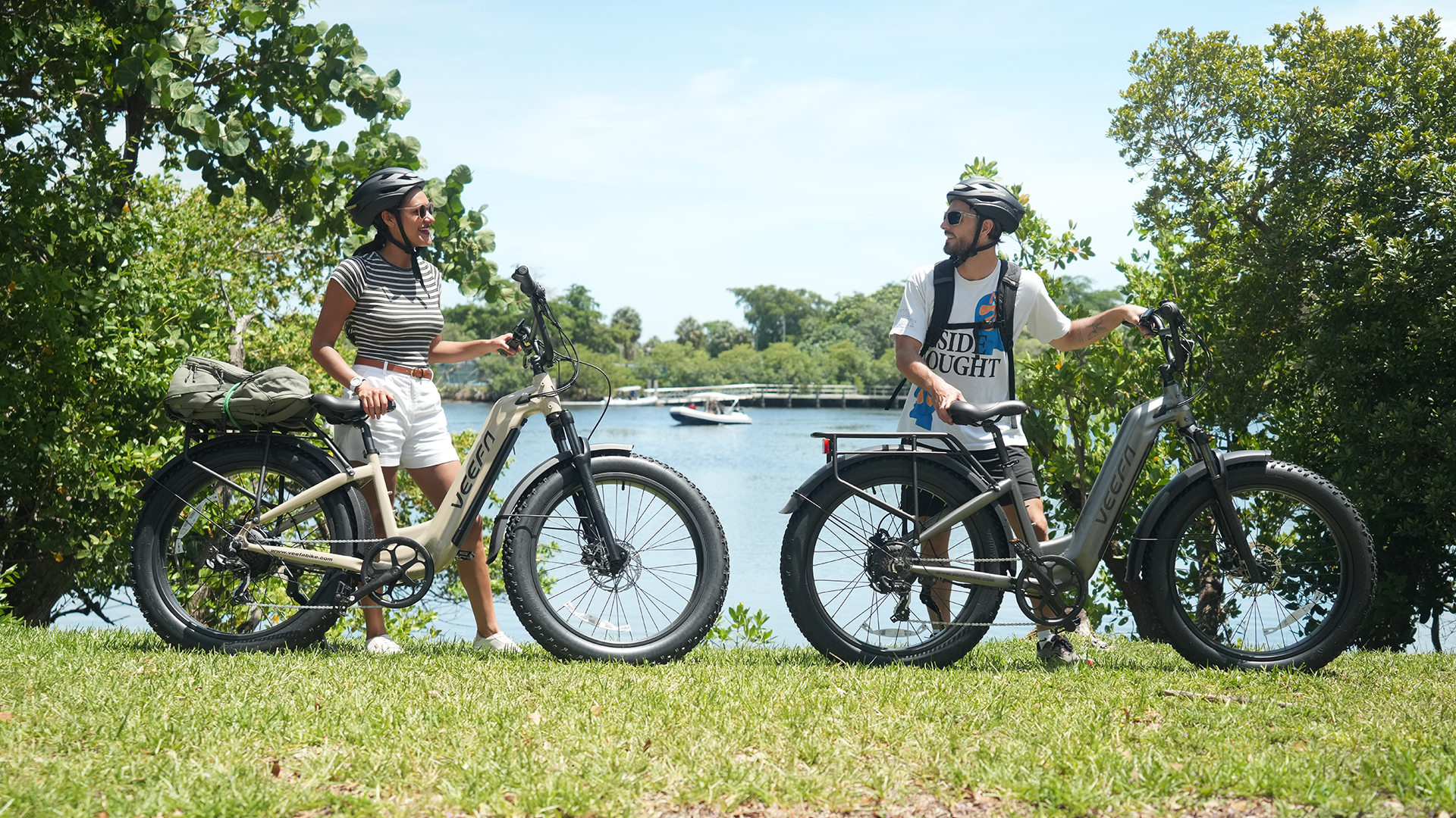 thumbnail video image 2 of VEEFA Electric Bike for Adults 26" x 4.0" Fat Tire Ebike up to 28Mph Power by Peak 1000W Motor 48V 13Ah Built-in Removable Battery Mountain Bike UL 2849, 2 of 9