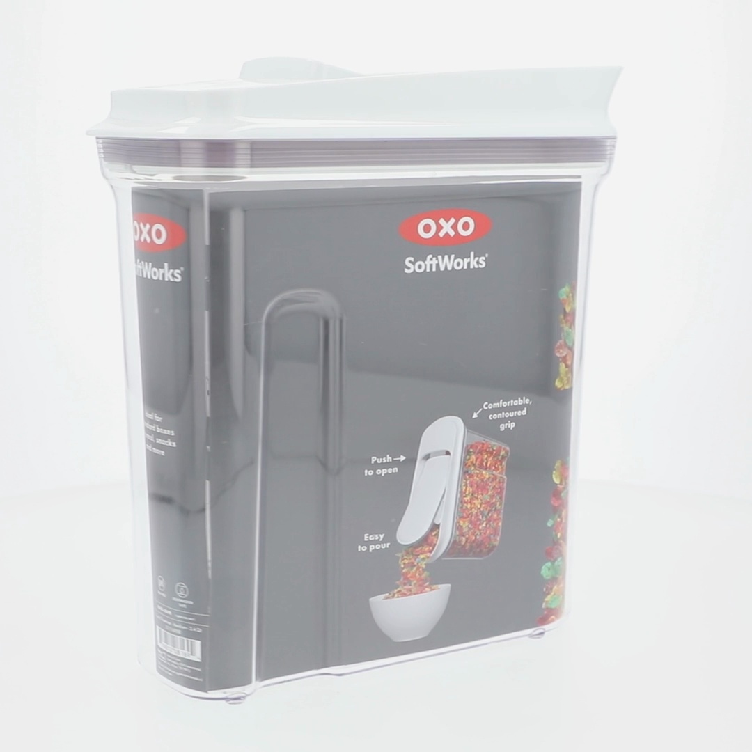 OXO, Softworks POP Medium Cereal Dispenser, 3.4 Qt, Airtight