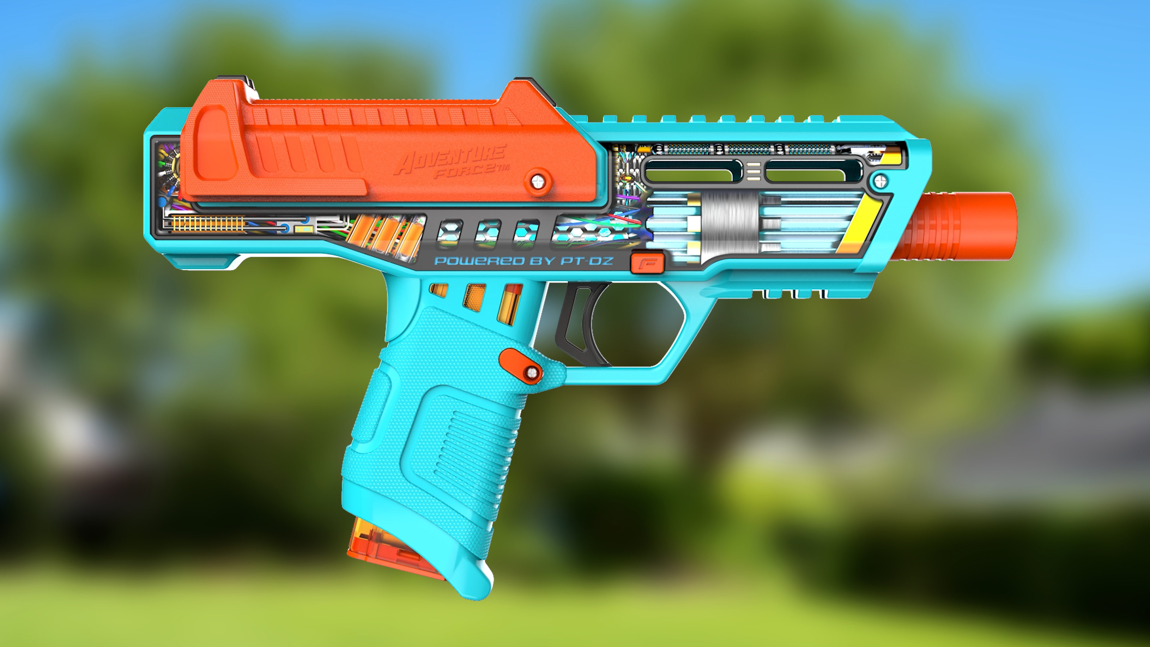 thumbnail video image 3 of Adventure Force Tactical Strike Brute Pro Ultimate Clip-Fed Slamfire Half-Length Dart Blaster, Shoots up to 145 ft., 17-Piece Pro Blaster Set with Accuracy Booster, 14+, 3 of 11