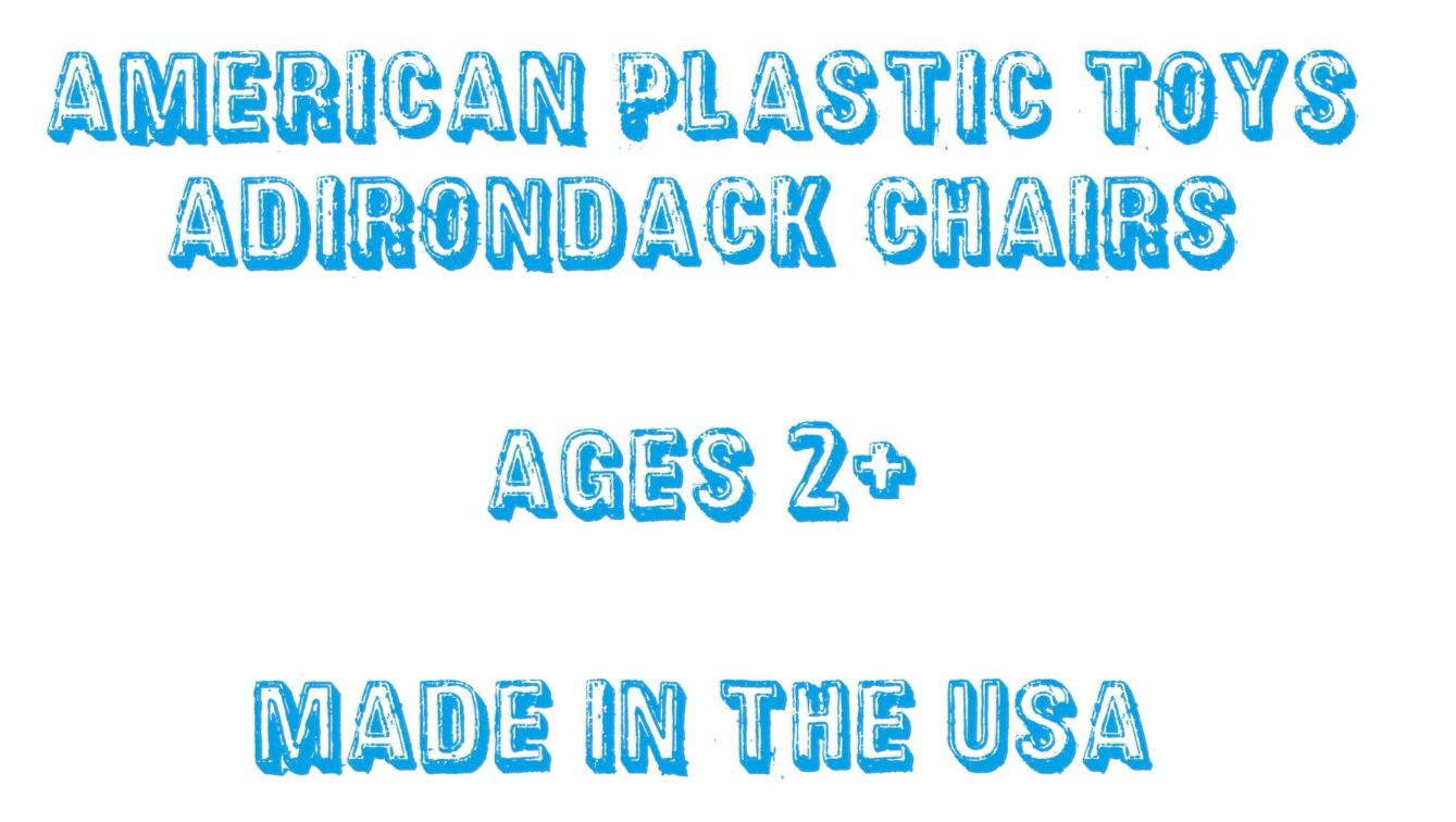 thumbnail video image 3 of Play Day Adirondack Chair for Toddlers, Turquoise, 1 Seat, 3 of 8
