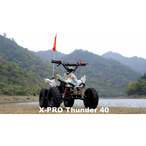 X-Pro Brand New Thunder 40cc Mini Gas ATV for Kid with 4 Stroke