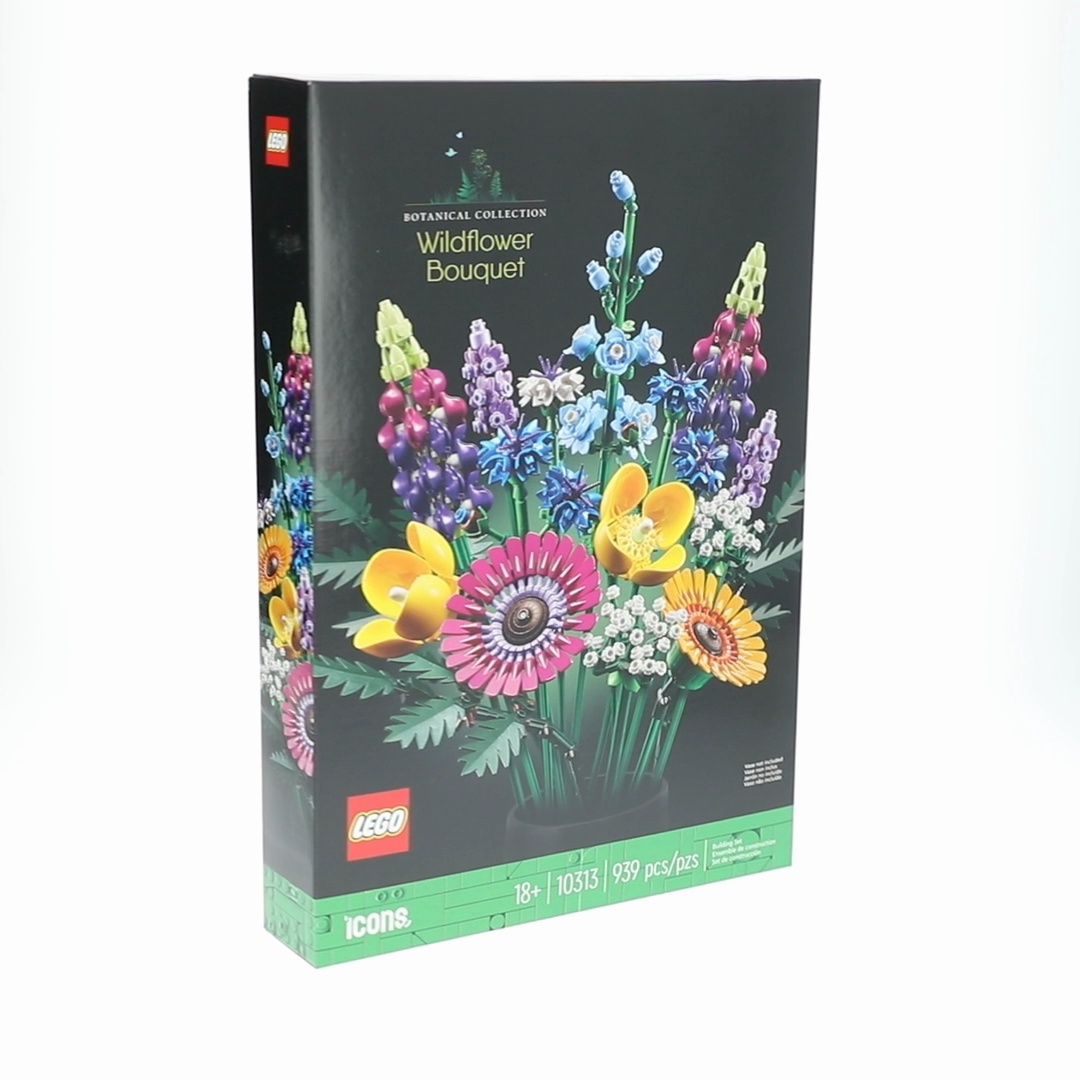 LEGO, Botanical Artificial Wildflower Bouquet, 10313, Indoor Decor