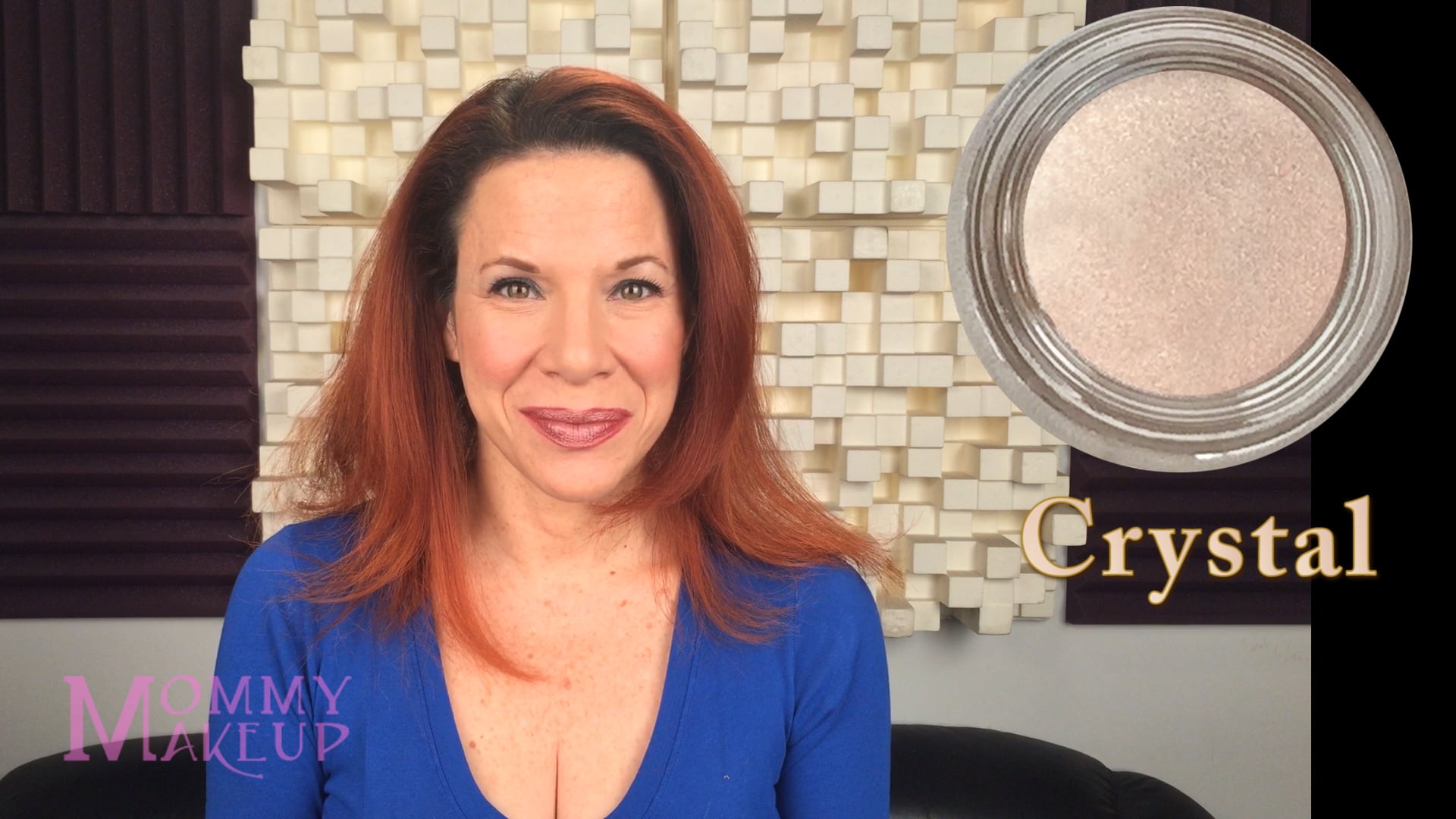 thumbnail video image 2 of Waterproof Cream Eyeshadow, Any Wear Creme for Eyes, Cheeks & Lips by Mommy Makeup (Crystal), 2 of 7