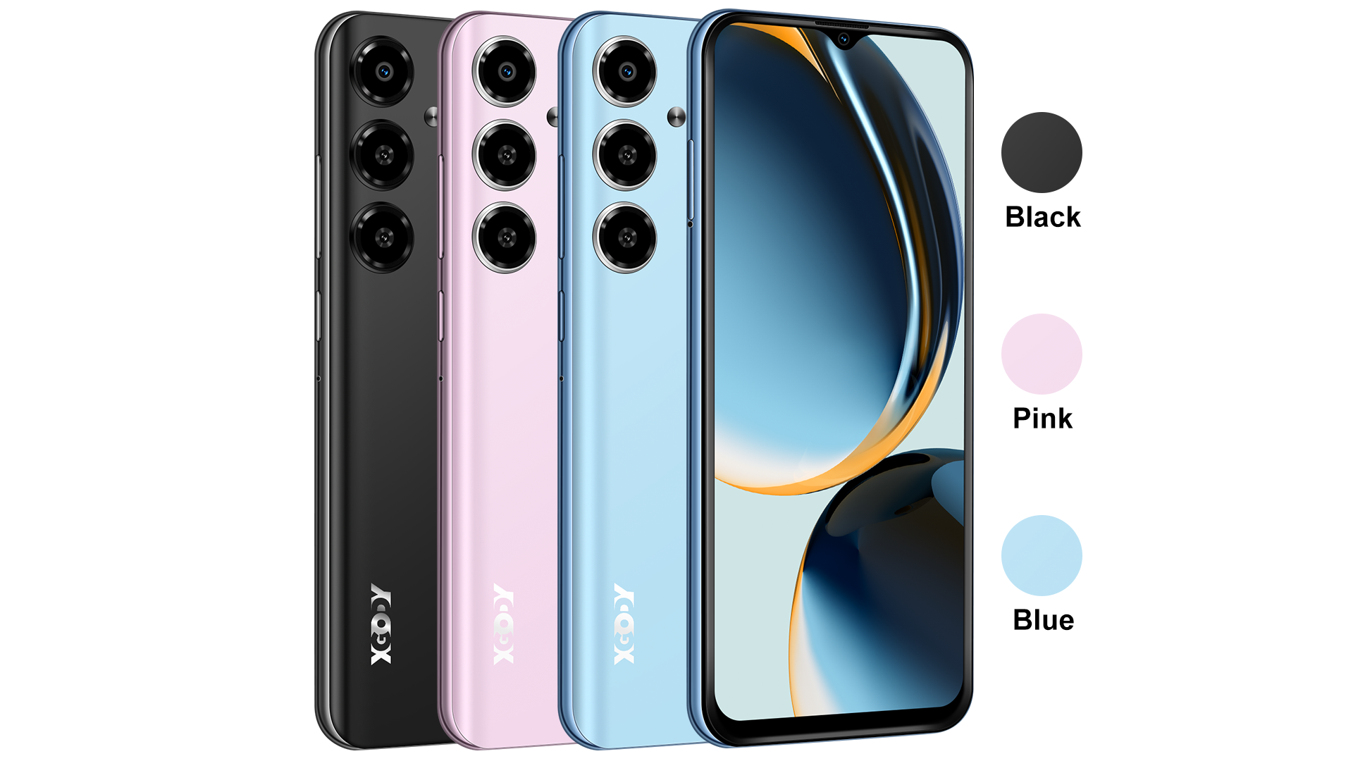 thumbnail video image 2 of XGODY V50 4G T-Mobile Unlocked Cell Phones, 64GB Smartphones, 4500mAh Android Phone,Long Battery Life, Blue, 2 of 12