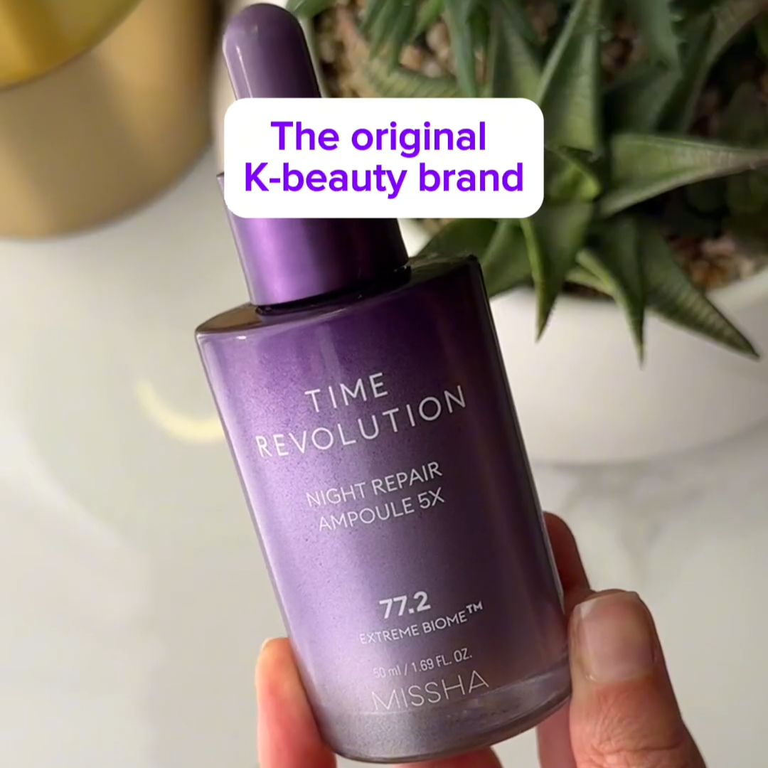 thumbnail video image 2 of MISSHA Time Revolution Night Repair Ampoule 5X 50ml 1.69oz, 2 of 8