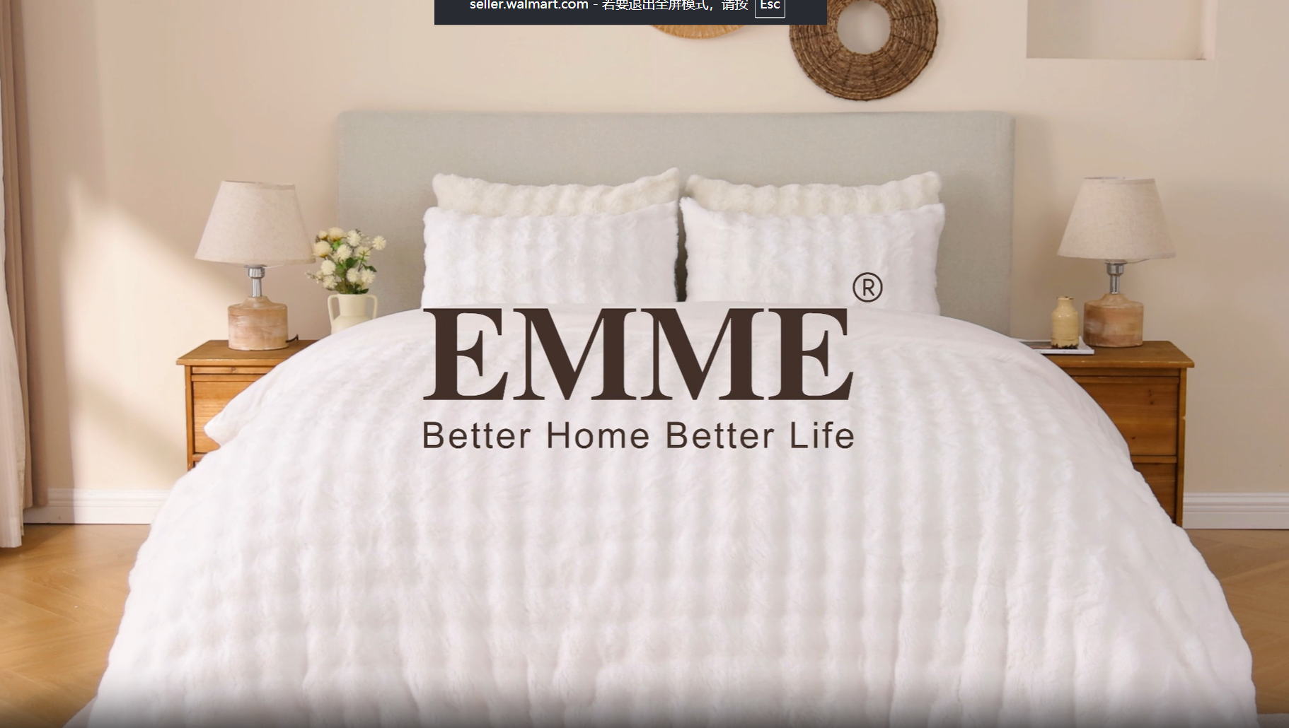 thumbnail video image 2 of EMME Faux Fur Duvet Cover Queen Size, 3 Pieces Ultra Soft Fluffy Comforter Cover, Cozy Warm for Winter, Luxury Elegant Shaggy Bubble Bedding Sets , 1 Duvet Cover & 2 Pillow Shams (Queen, Camel), 2 of 7