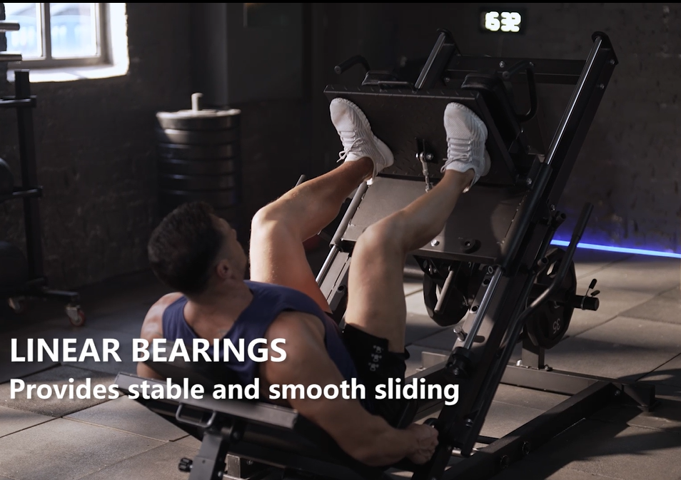 thumbnail video image 2 of Garvee Leg Press Hack Squat Machine, 1400 Lb Capacity, 2-in-1 Design, 2 of 11