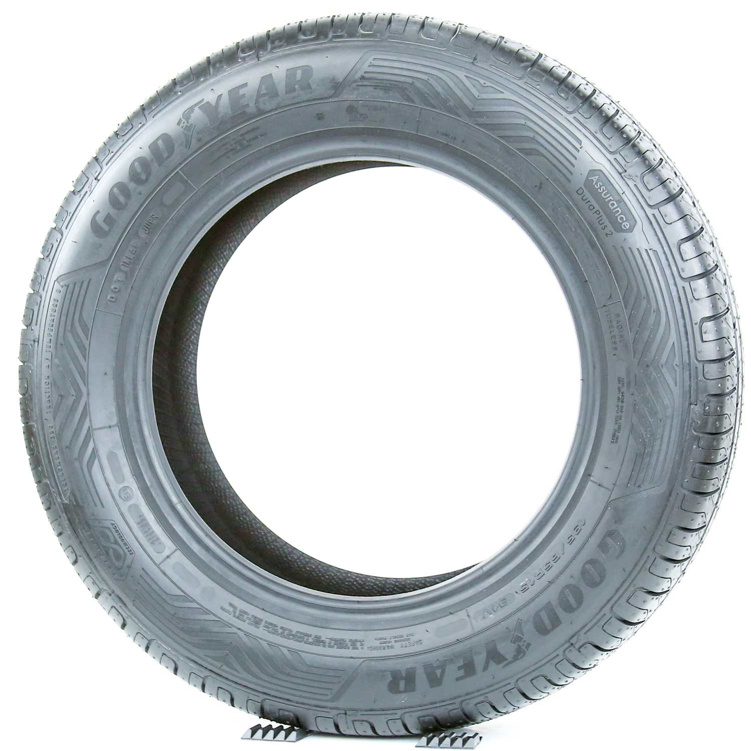 GOODYEAR Assurance DuraPlus 2 Tire, 195/65R15 91V, Summer Touring